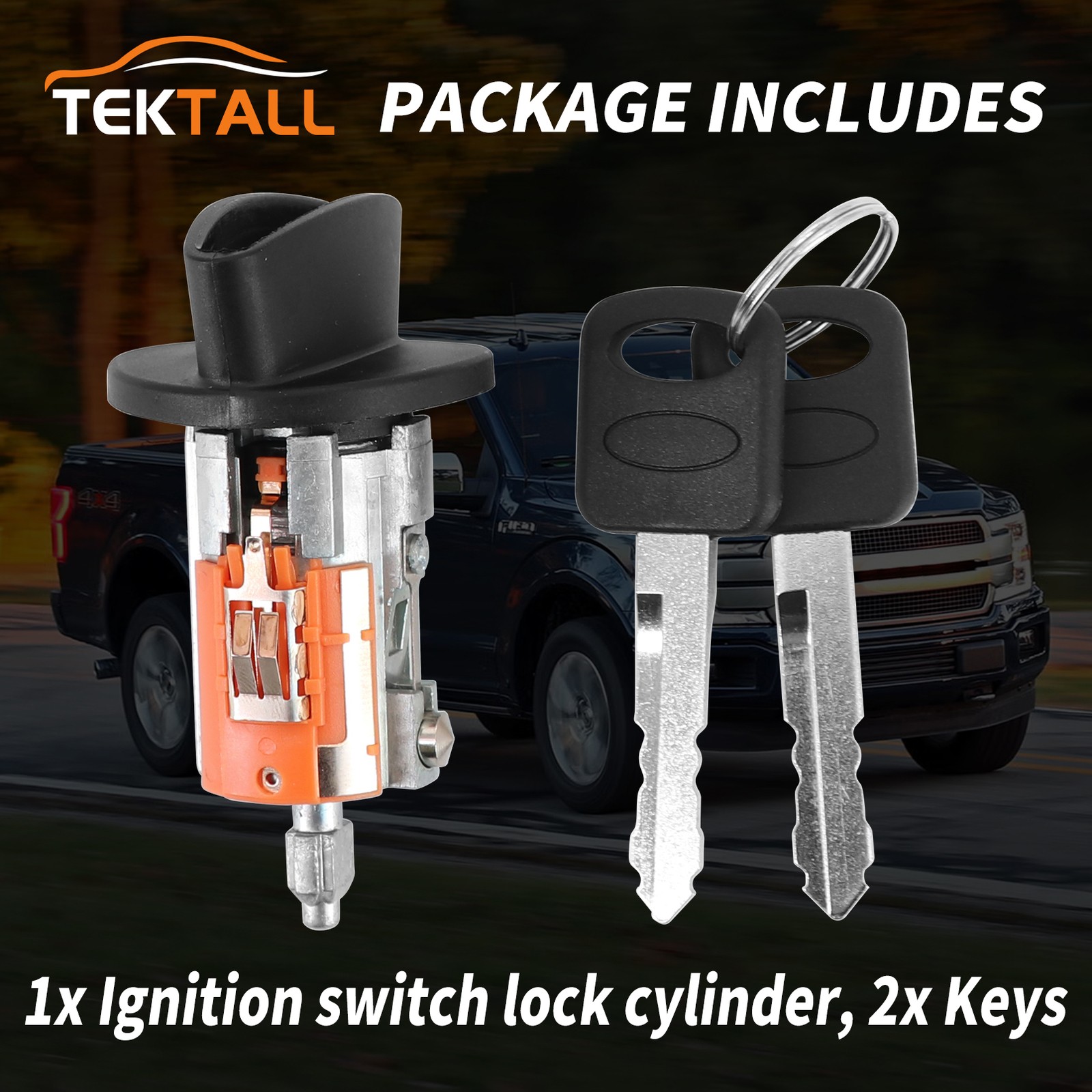 Ignition Lock Cylinder Switch with Keys for Ford F150 F250 F350 Ranger 924-724