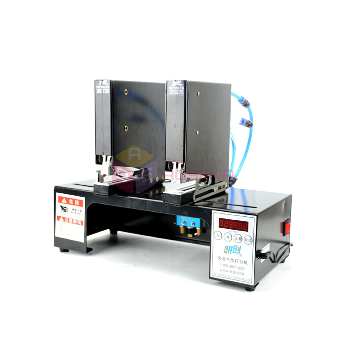 Double Head Automatic Electric Stapler Binding Machine  Pneumatic Bookbinding