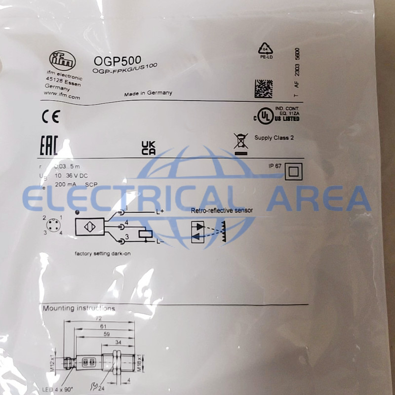 1PC NEW IFM OGP500 Proximity Sensor Fast delivery