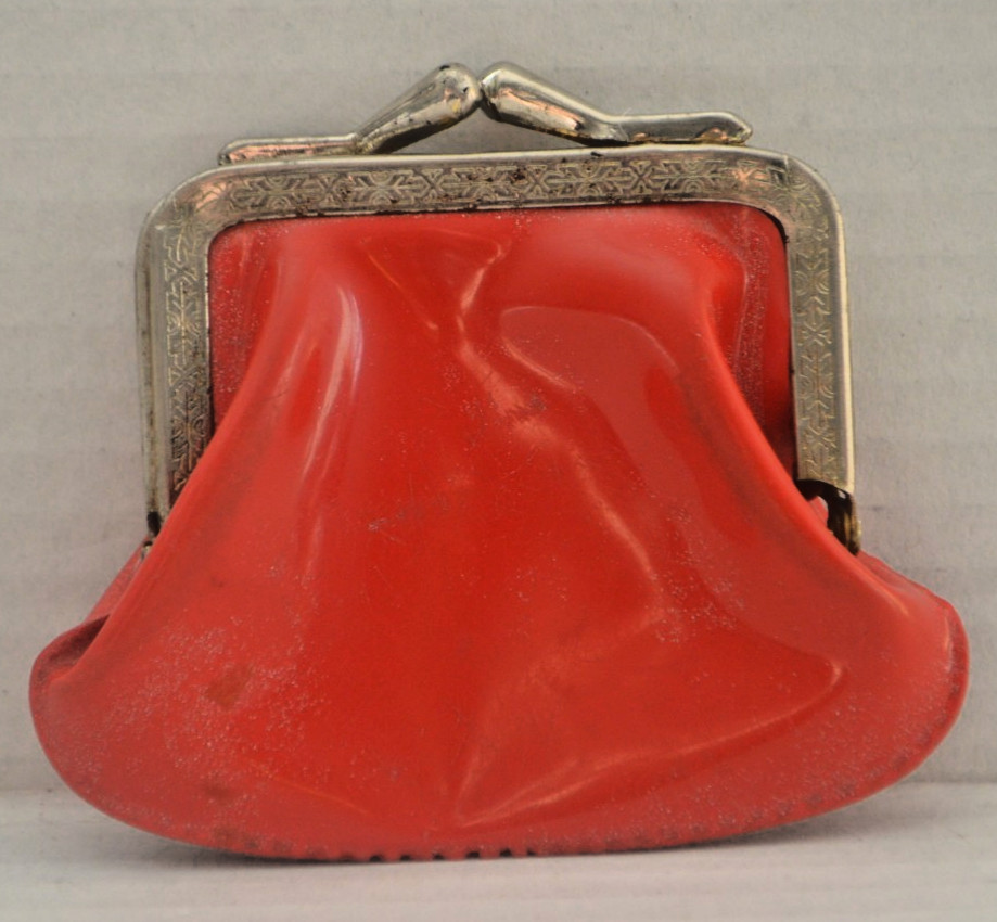 Vintage Blondie Red Change Purse