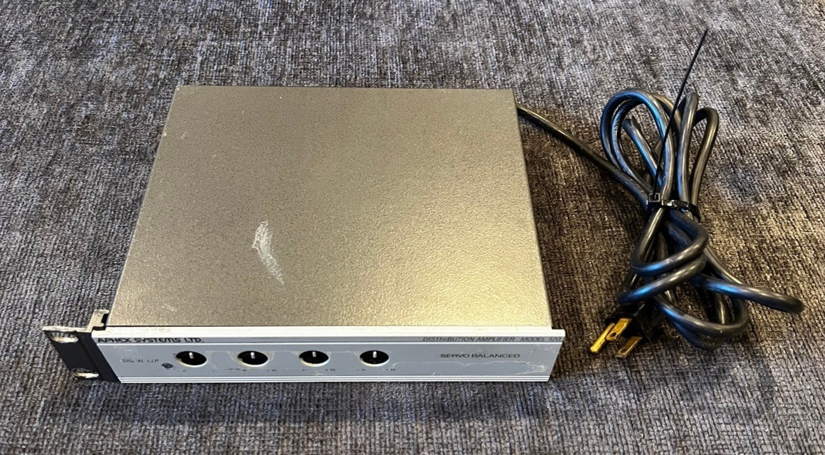 Aphex Model 120 1x4 Audio Distribution Amp Line Level Rack Unit