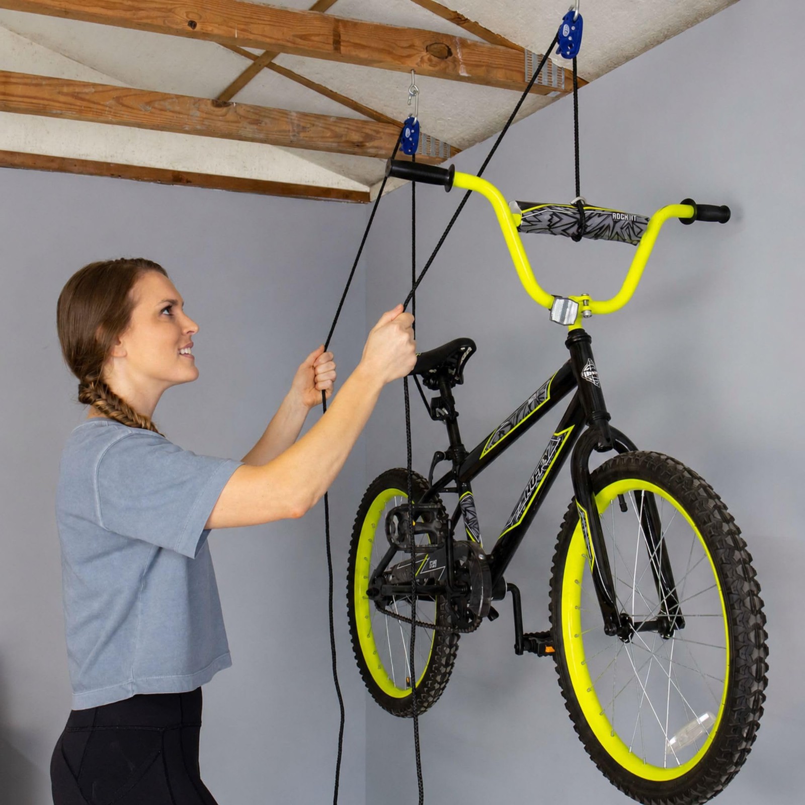 3/8 Inch Heavy Duty Self-Locking Down System, Large, Blue