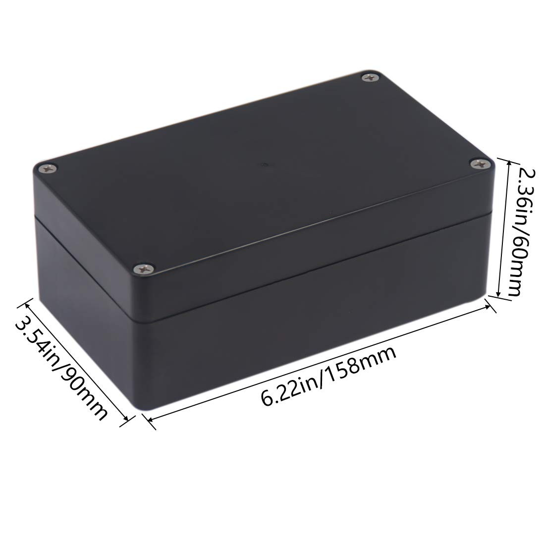 Project Box IP65 Waterproof Junction Box ABS Plastic Black Electrical Boxes DIY