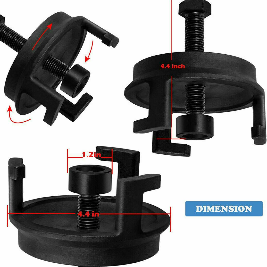 25264 Harmonic Balancer Puller Crank Pulley Puller Quickly Remove Tool For GM