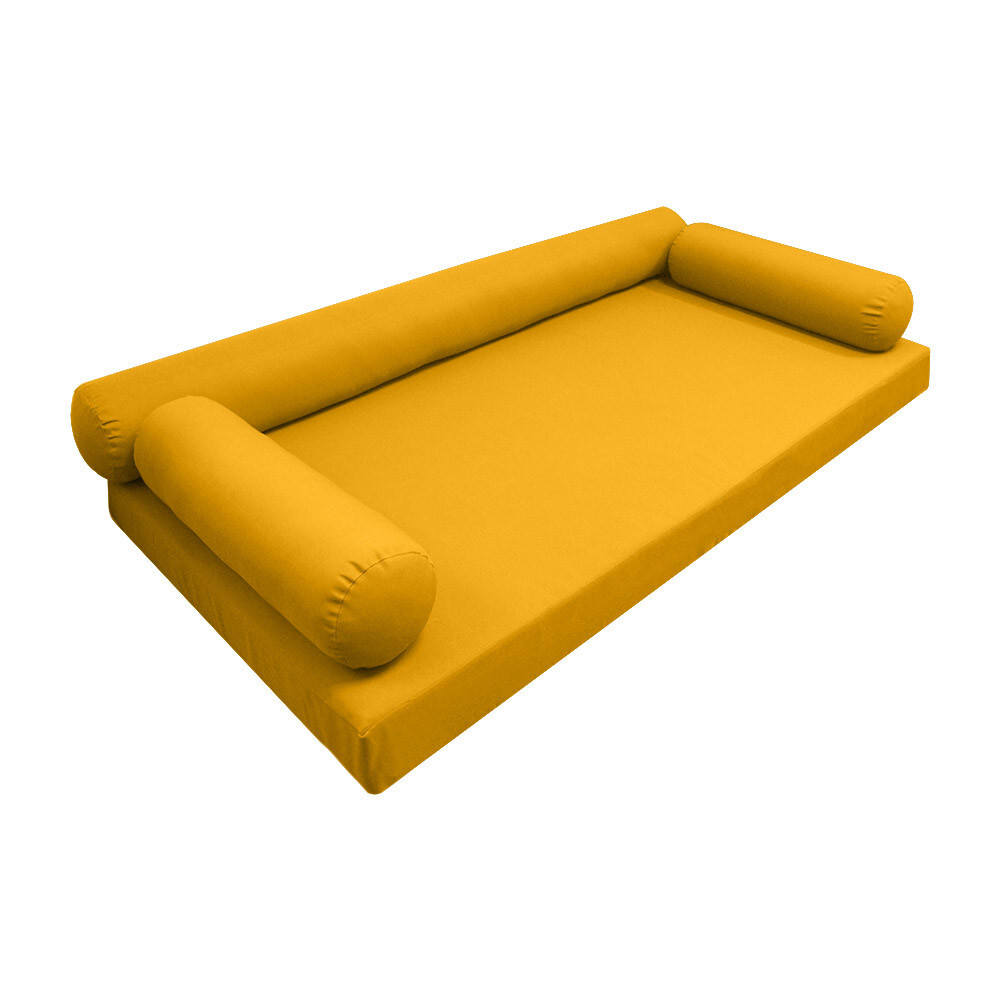 *COVER ONLY*-Style 6 Daybed Mattress Bolster Pillow Covers Knife Edge Twin-AD108