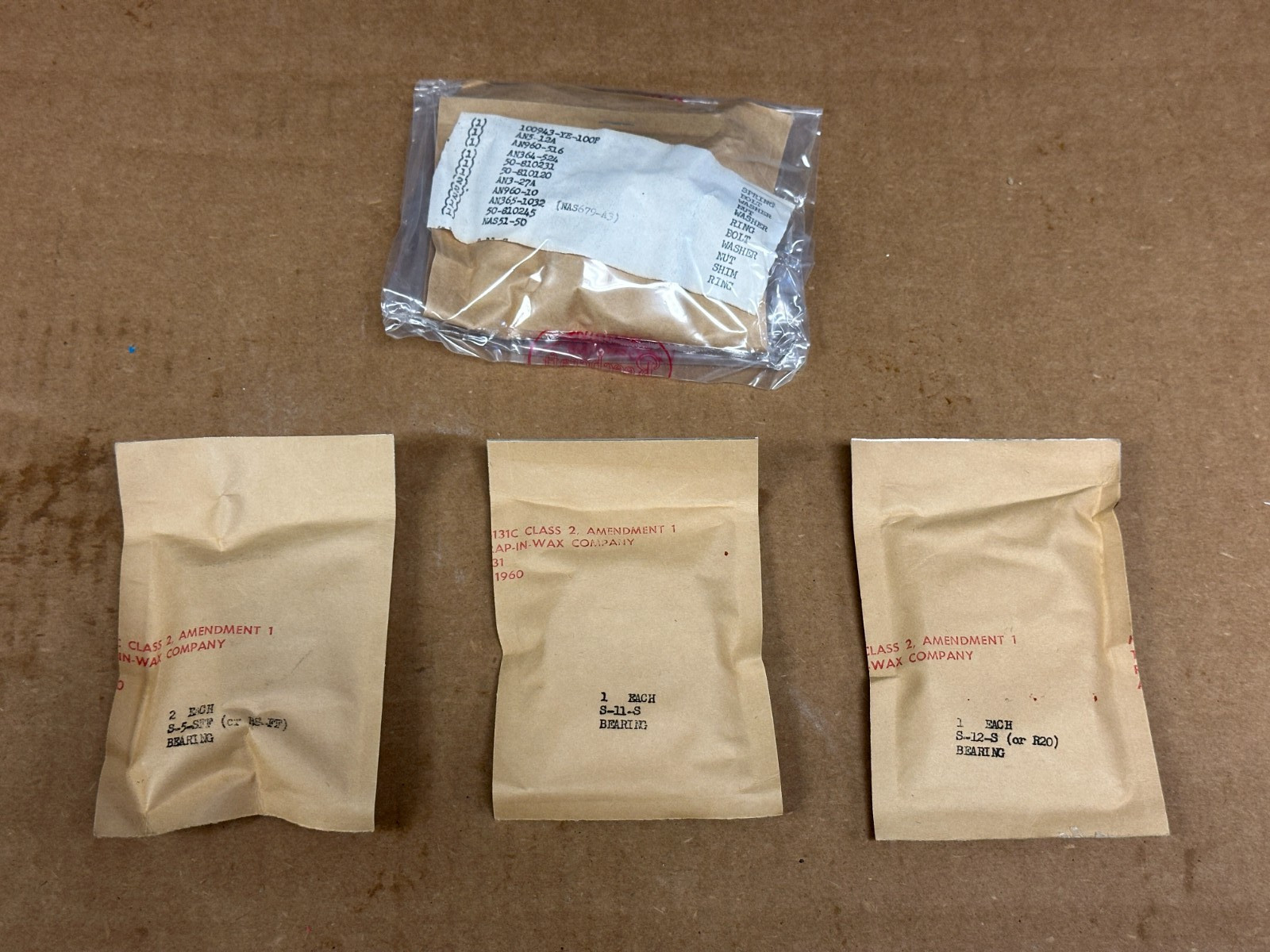 Beechcraft Parts Kit Landing Gear Overhaul P/N 50-810164-10 New