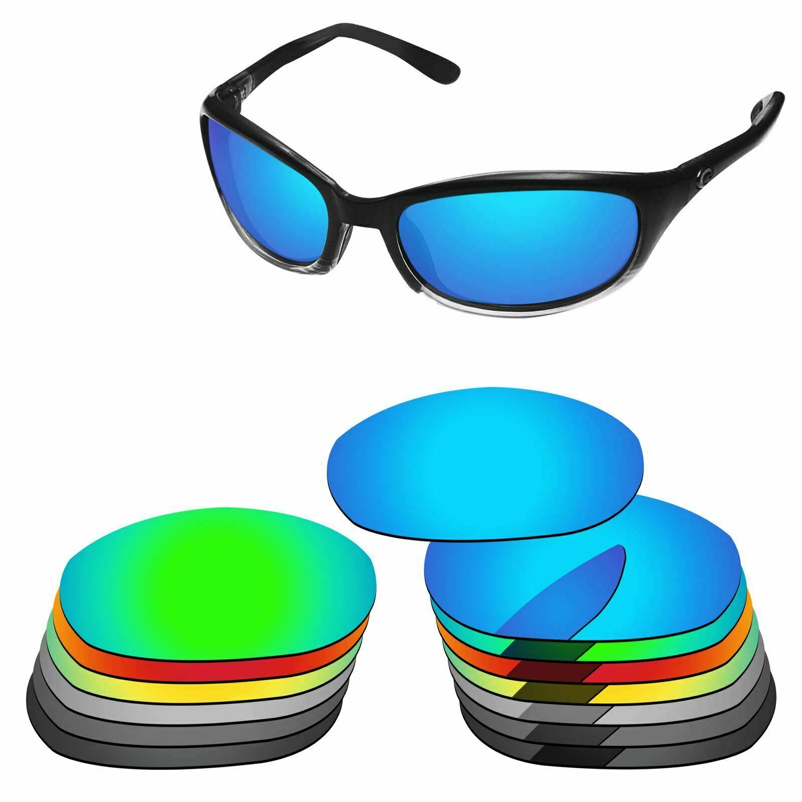 PapaViva Polarized Replacement Lenses For-Costa Del Mar Harpoon Sunglass -Option