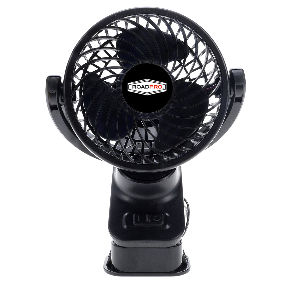 Roadpro Rpusbfan Black 4-Inch Clip-On Fan For Vehicle Or Desk Usb Portable Mini
