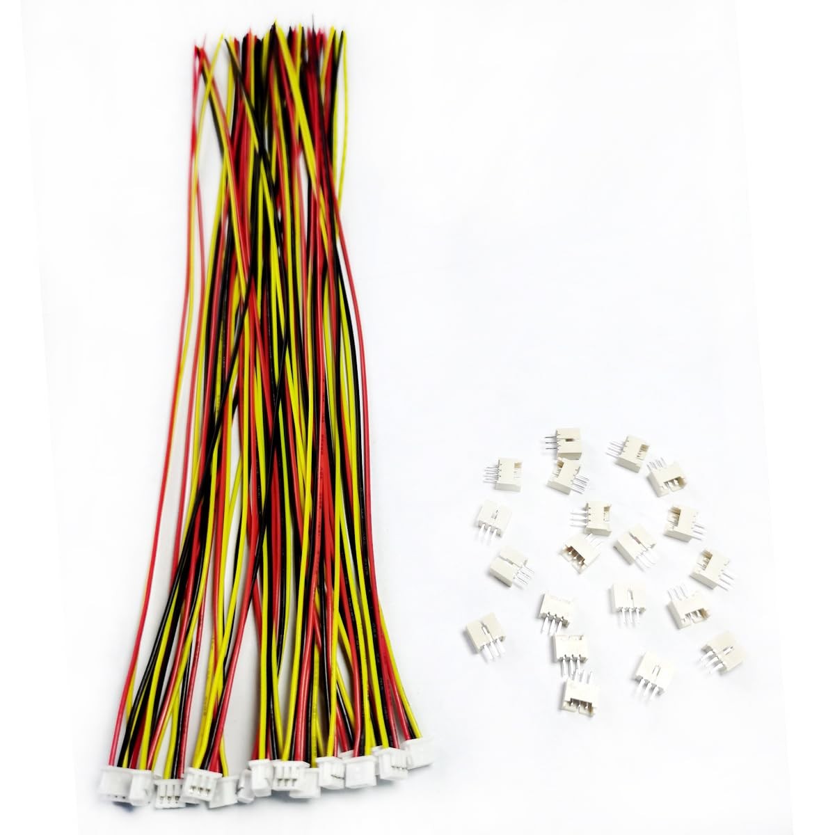 BOJOUL for 20 Sets JST 1.25mm 3 Pin Male Connector and 28AWG Female...