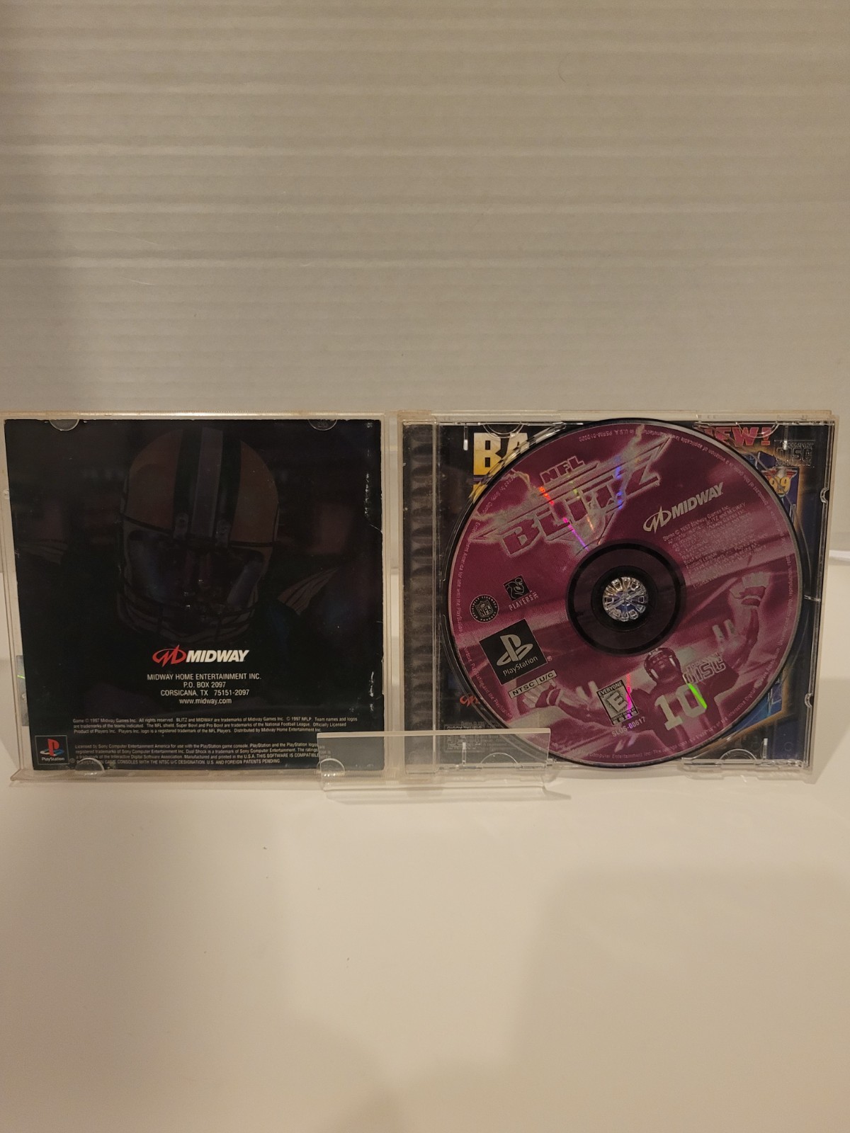 Nfl Blitz For The PlayStation One Black Label Complete