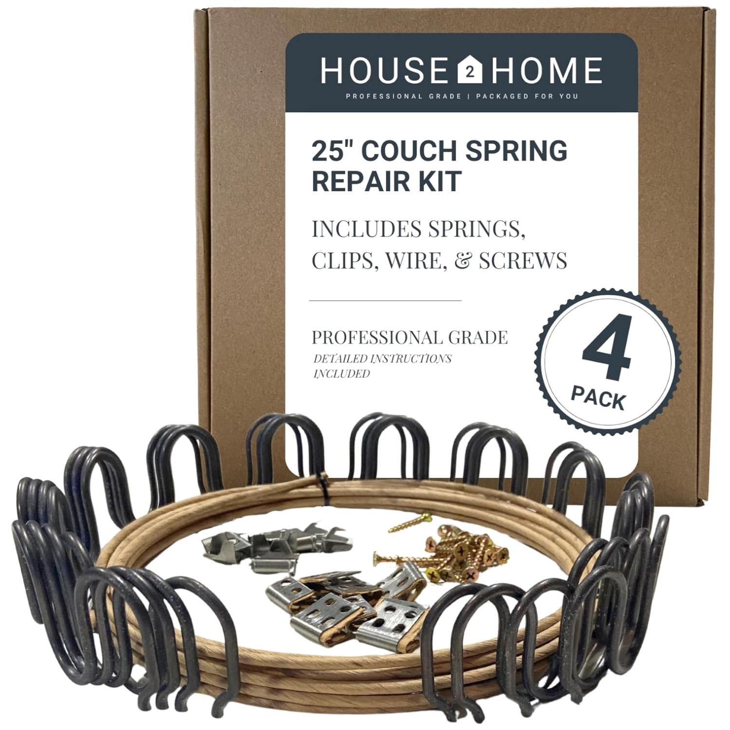No Sag Sofa Spring Replacement - 8 Gauge Upholstery Springs