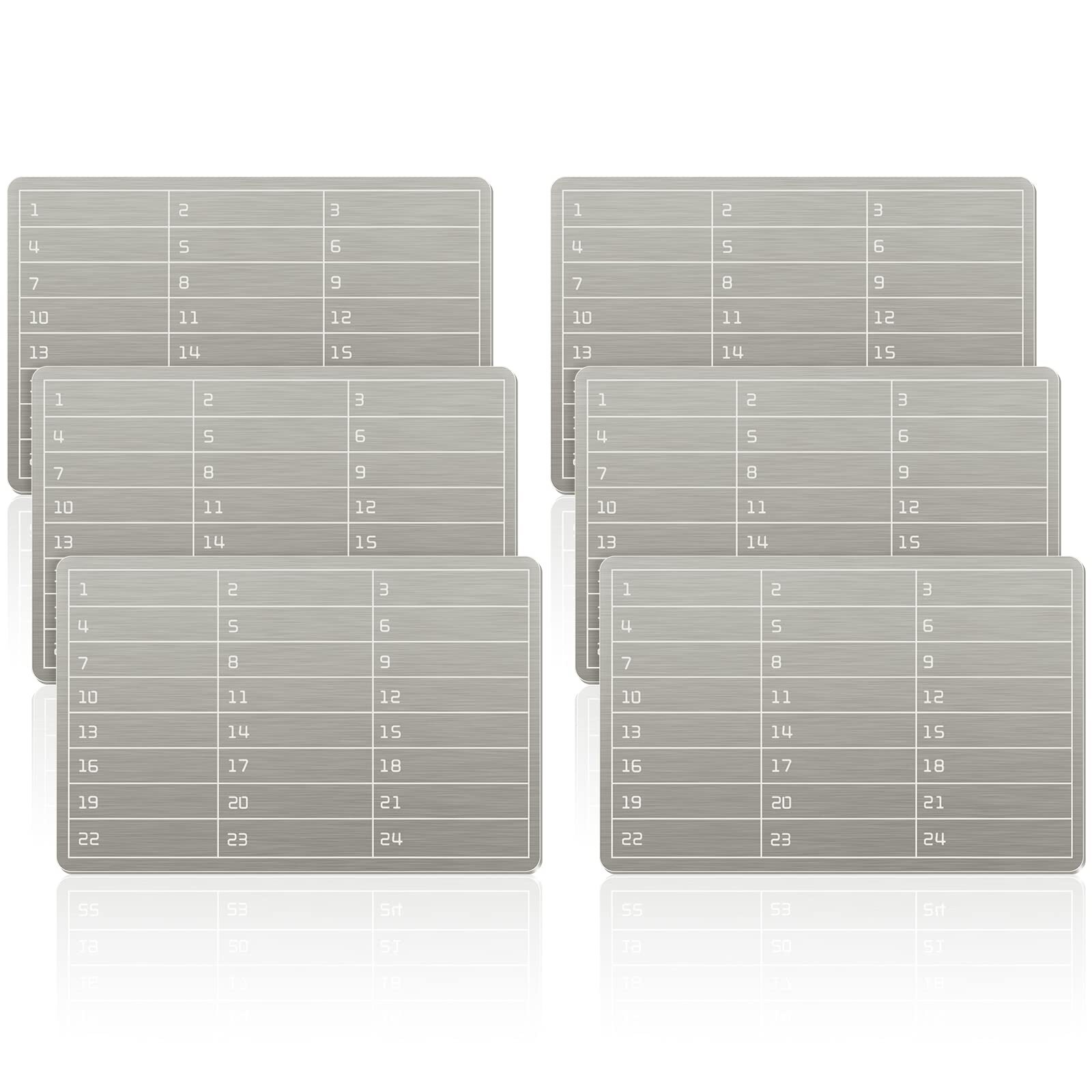6Plates Steel Wallet Crypto Cryptocurrency Seed Storage Crypto Wallet for Bitcoi