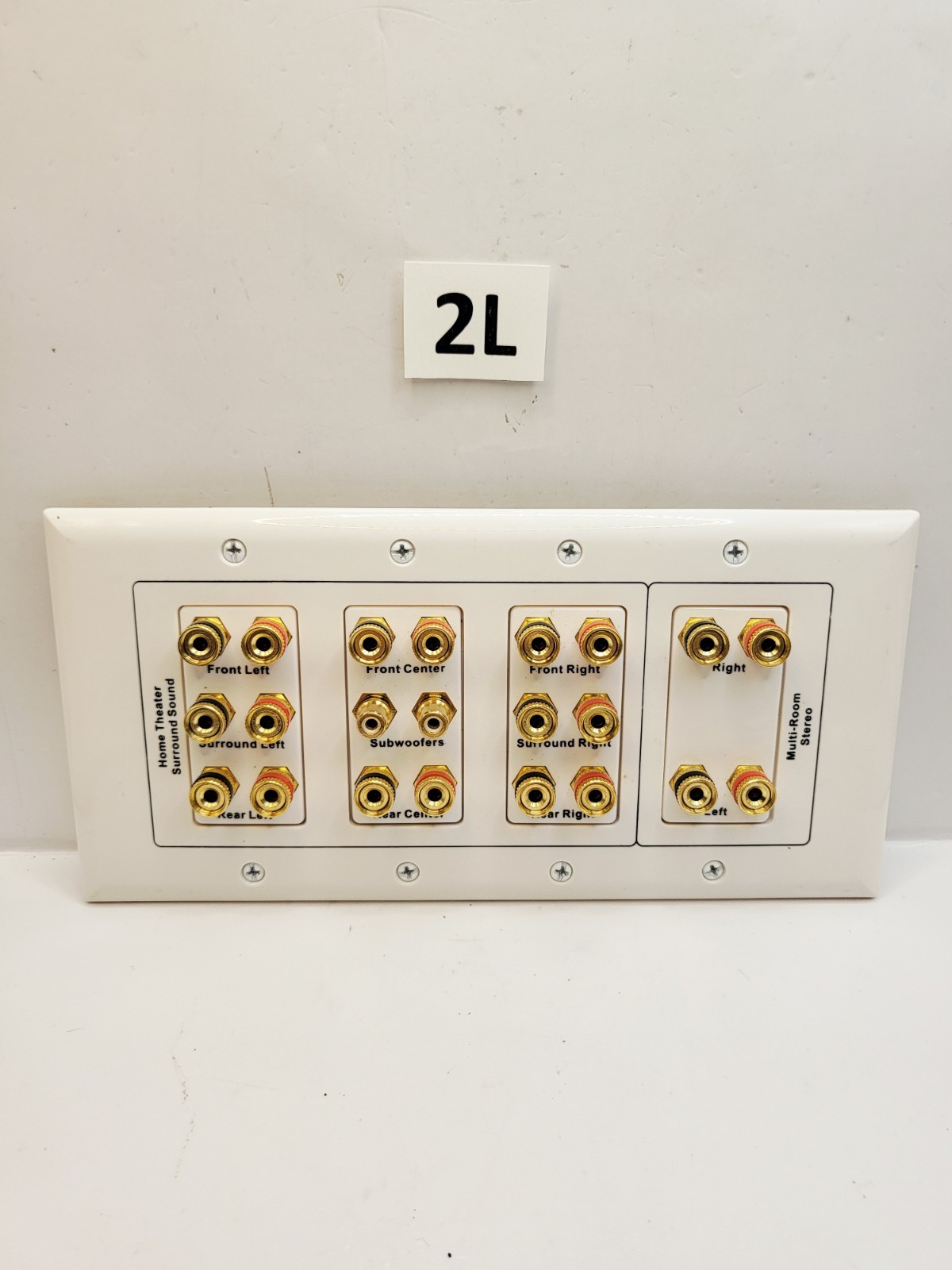 Home Theater Wall Plate for Surround Sound