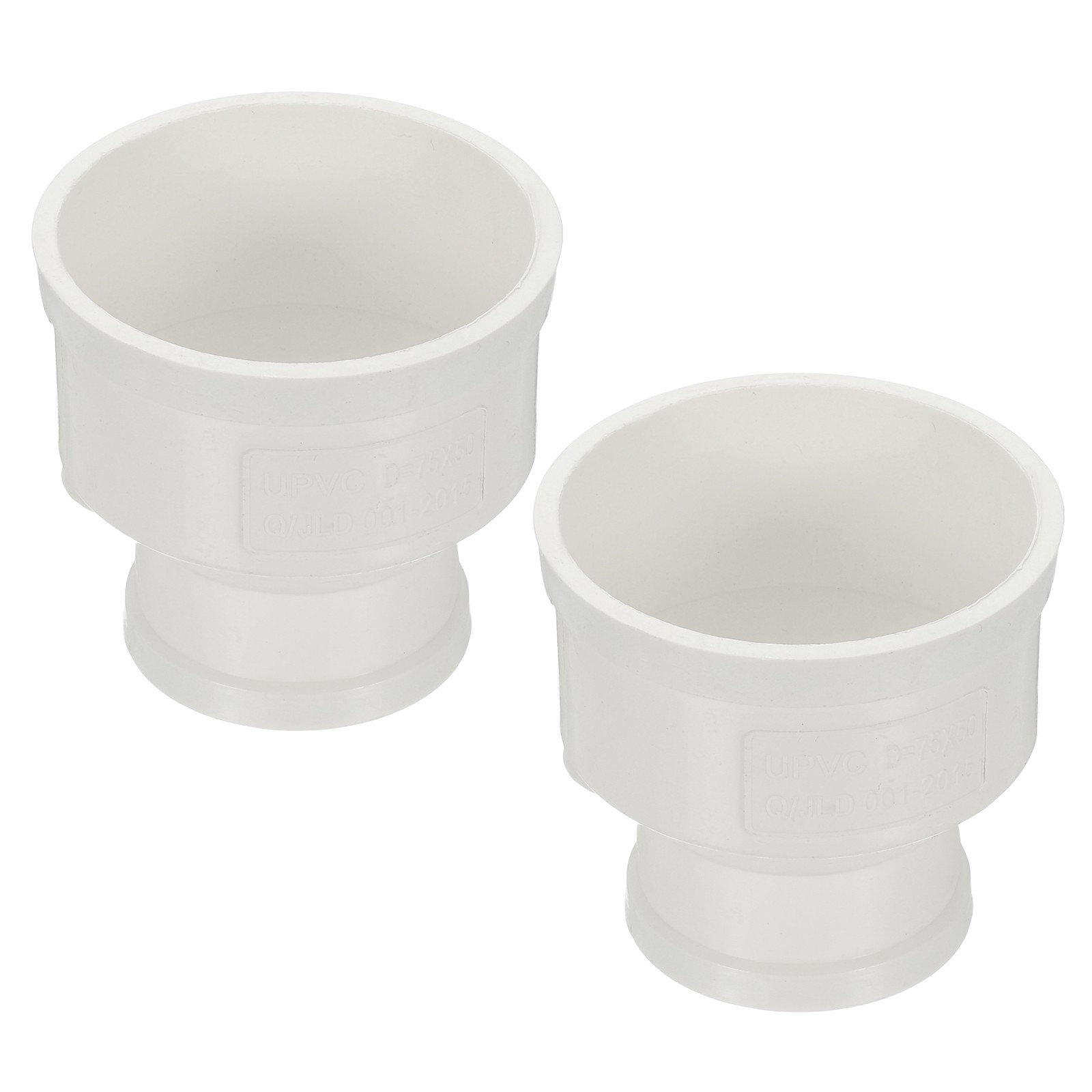 2Pcs 3" to 2" Duct Reducer Pipe Increaser Adapter" Ducting Airflow Tube