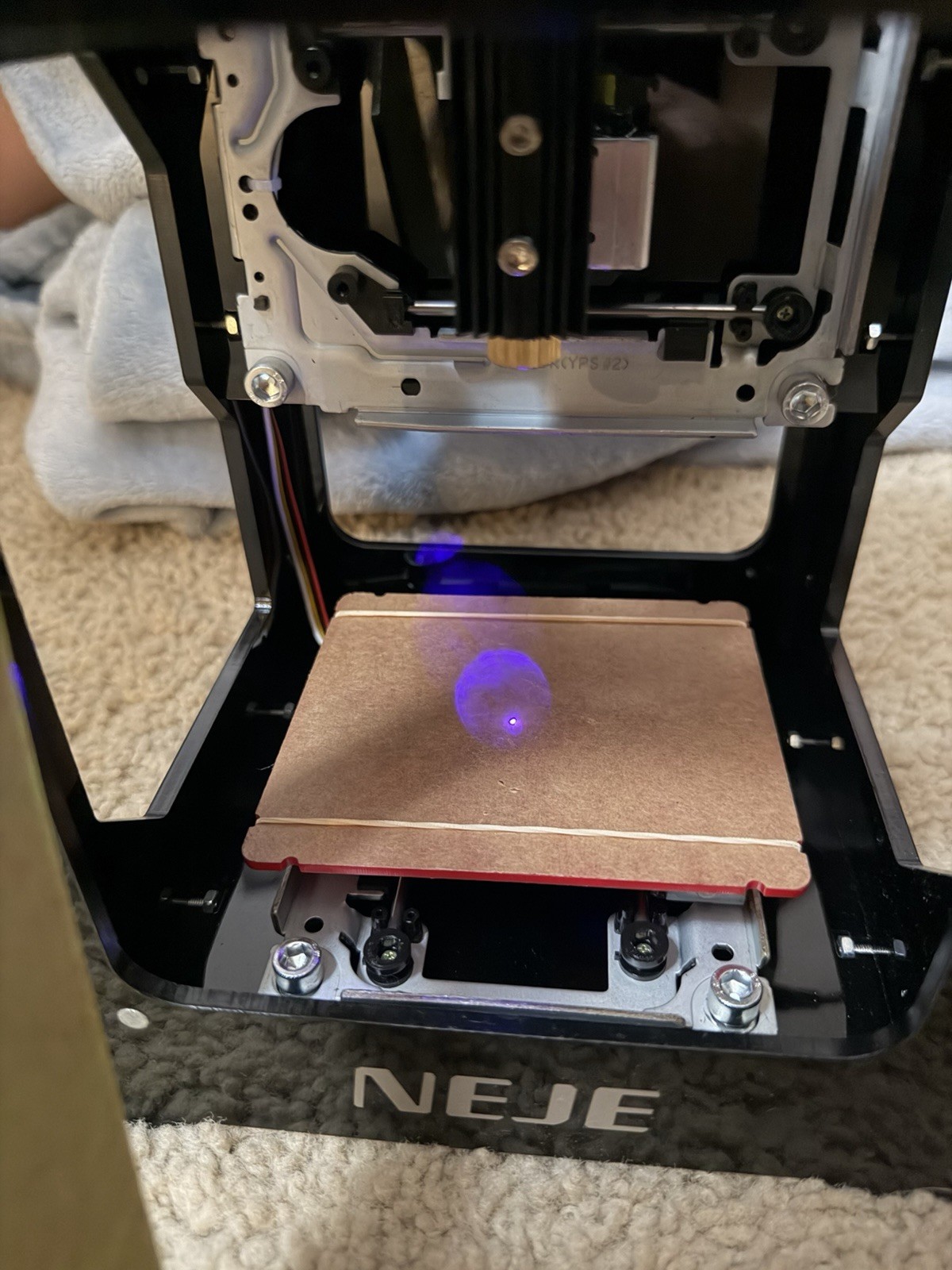Small Laser Engraving Machine 6x8 IN With Some Testing Samples