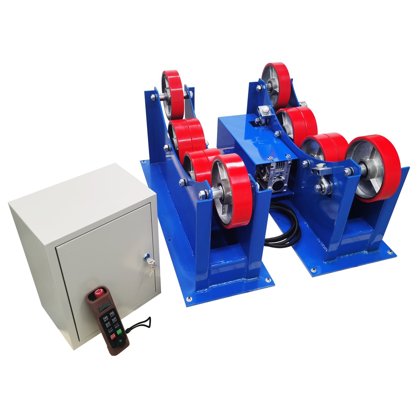 TPU Wheel Welding Turning Rolls Remote Control Digital Display Roller Frame 3T