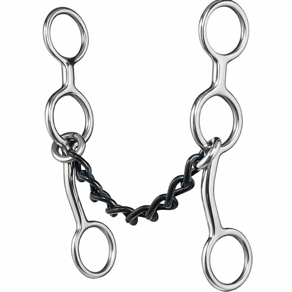 Horse  5" Sweet Iron Chain Mouth Gag Bit 35630B