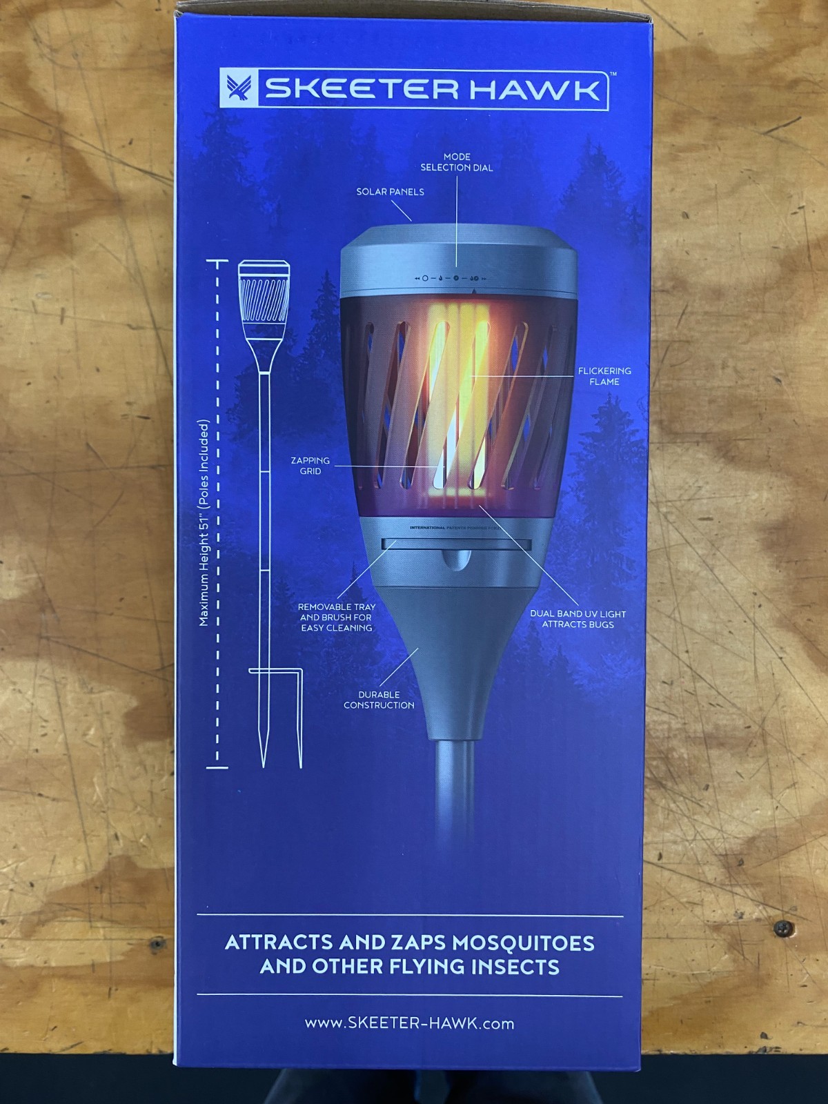 SKEETER HAWK SOLAR TORCH ZAPPER