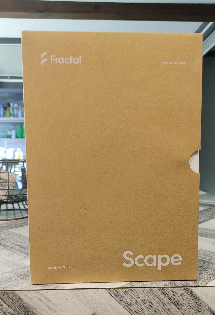 Fractal Design Scape Dark Wireless USB RF Headset Boom Mic w/ Charging Dock