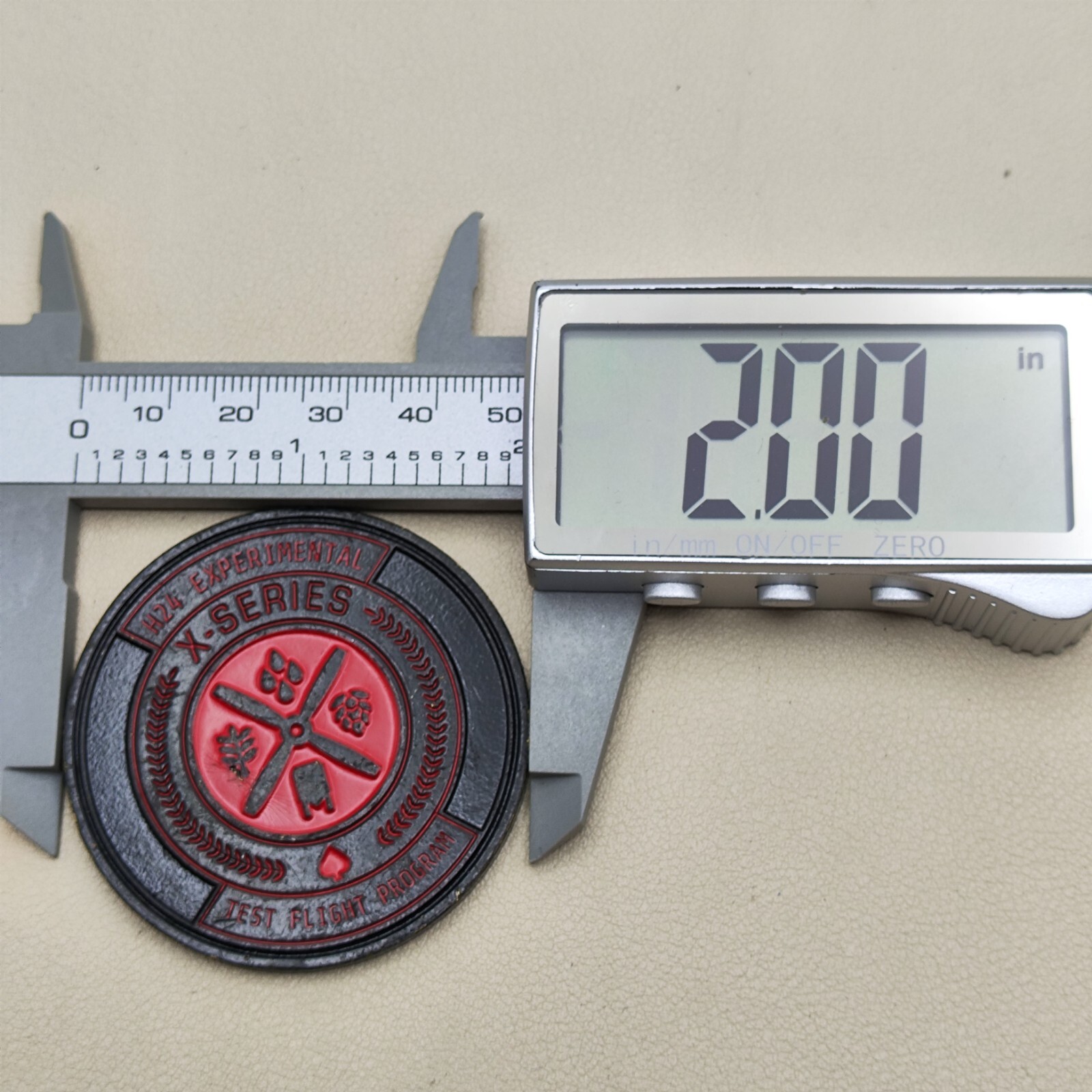 X-Series H24 Experimental Test Flight Program Challenge Coin