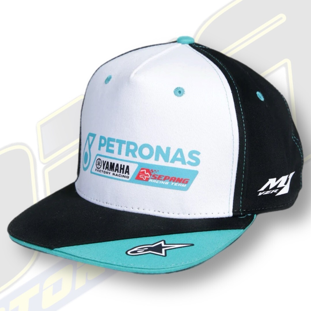 Petronas Yamaha Factory Racing MotoGP Official Team Flat Peak Cap - M1 R1 R6