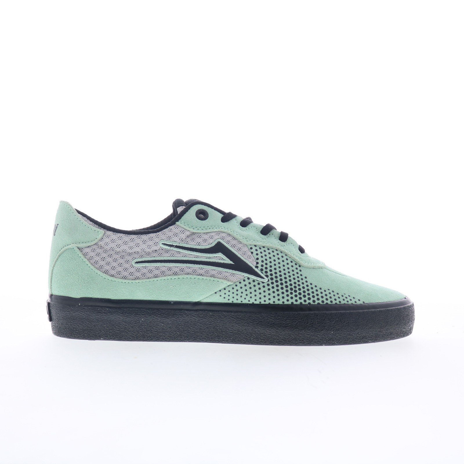 Lakai Essex Elite Mens Green Suede Lace Up Skate Inspired Sneakers Shoes