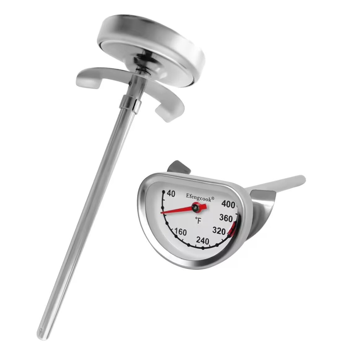 Deep Fry Oil Thermometer for Fryer Pot,Cooking Red Scales-400F Pot thermo