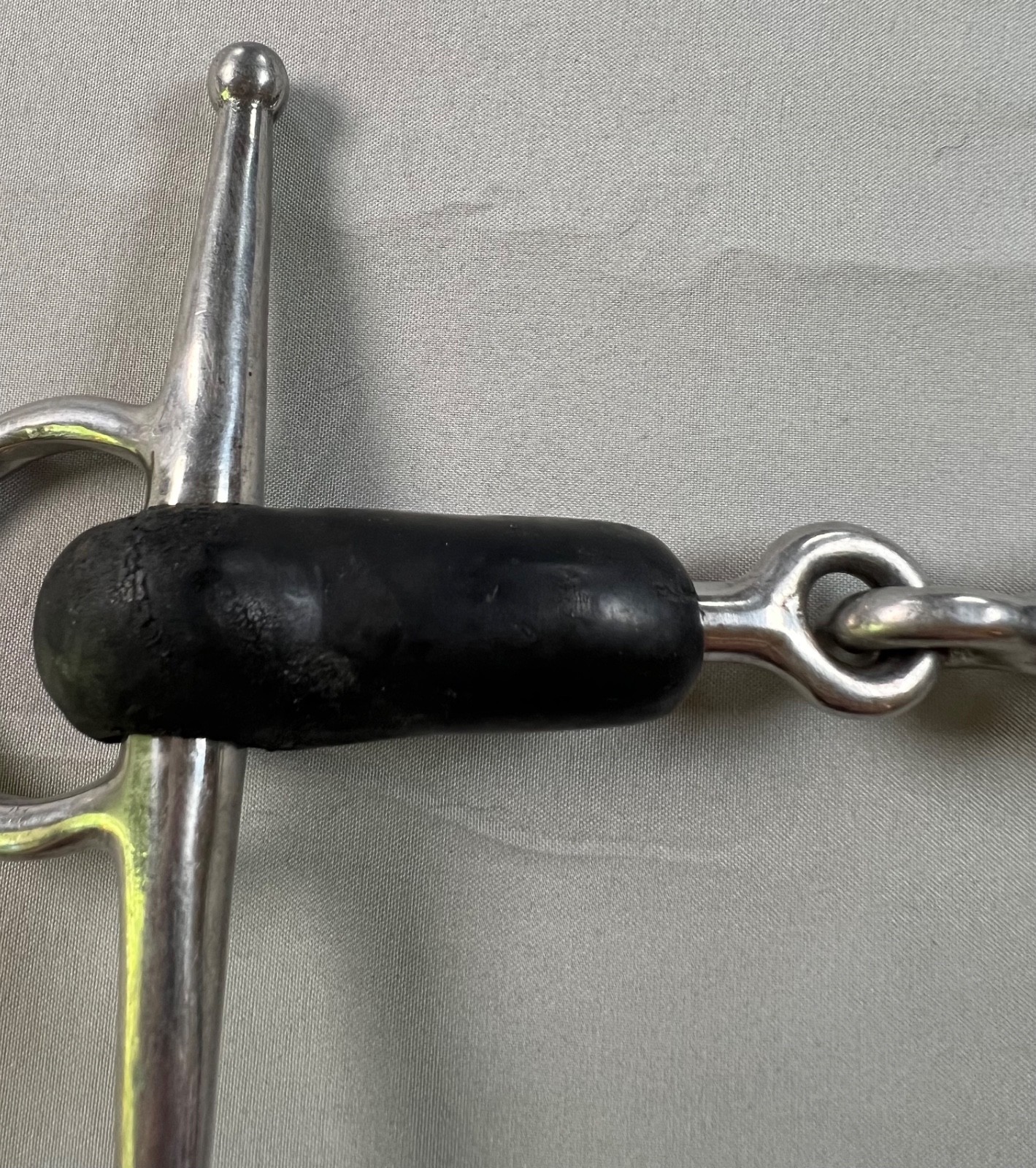 5" Rubber Full Cheek Bit
