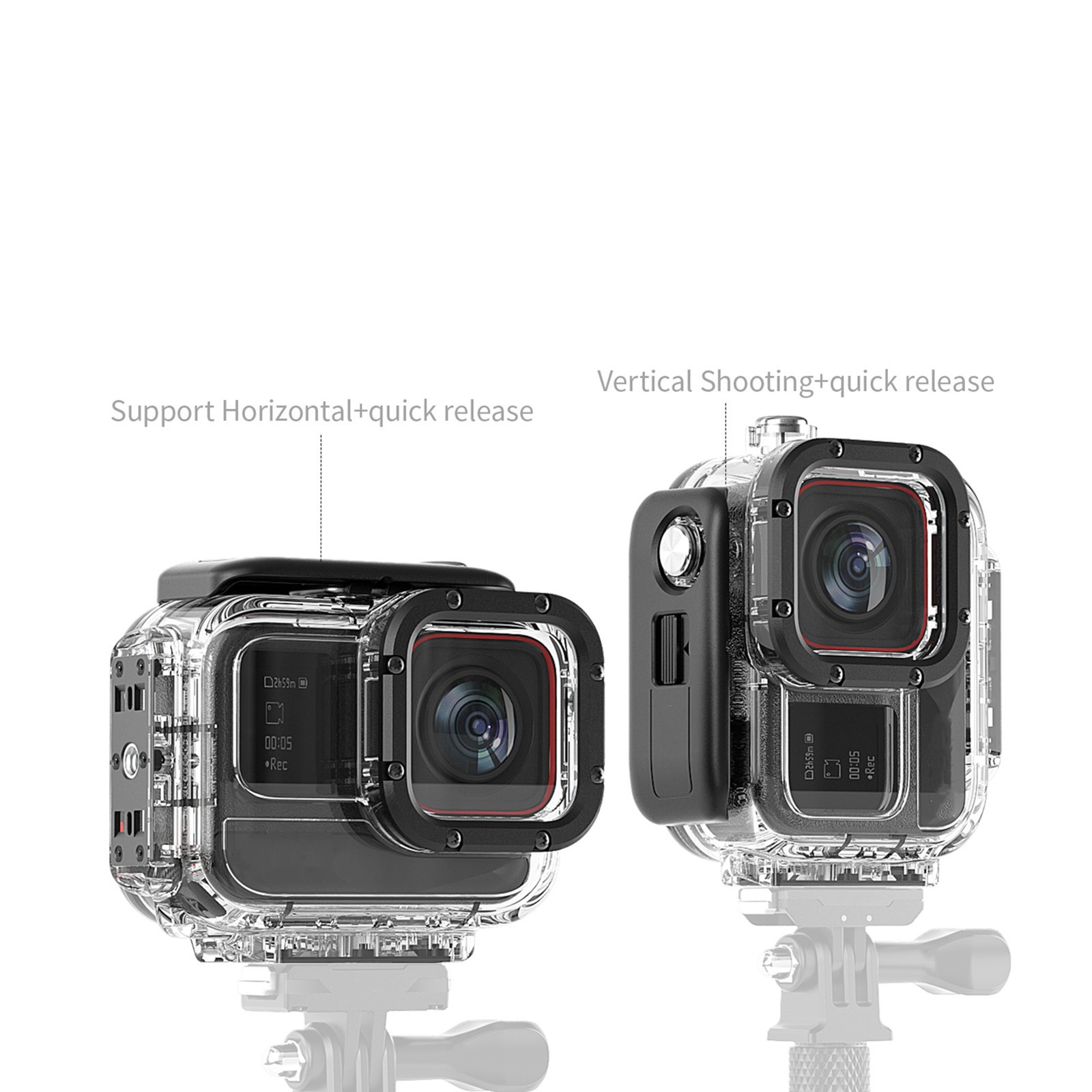 60M Diving Waterproof Protective Case Accessory For Insta360 ACE Pro Camera tt