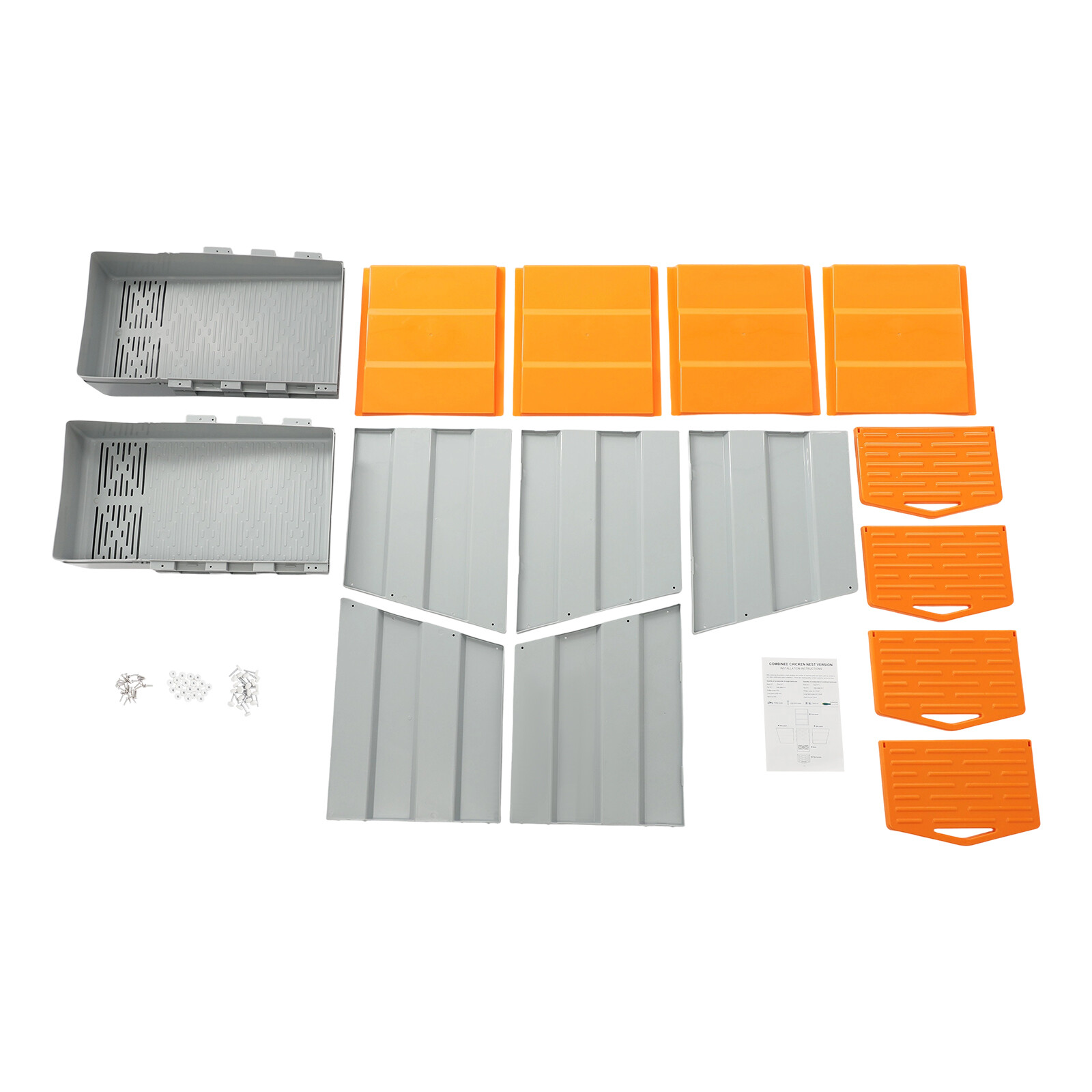 Modern 4-Compartment Chicken Nesting Box Chicken Laying Box with Egg Collection