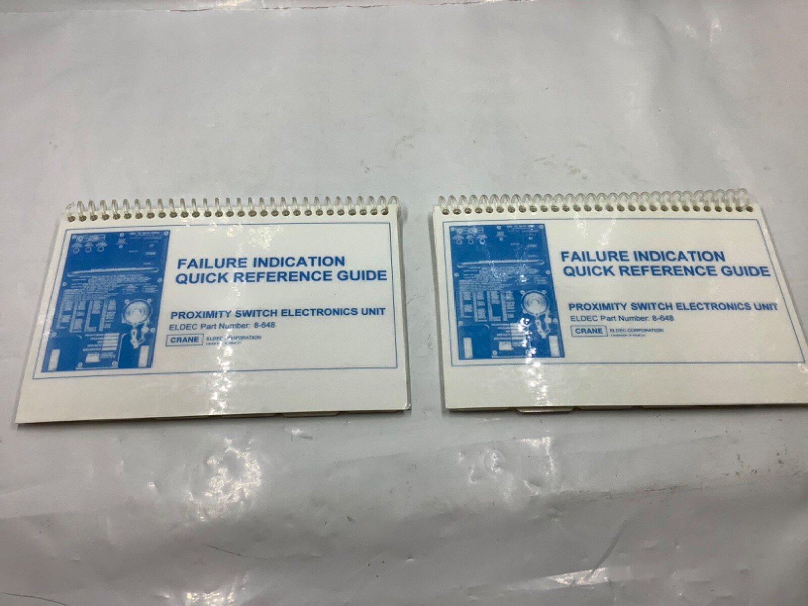 Crane Eldec 8-648 Failure Indication Quick Reference Guide Two Books