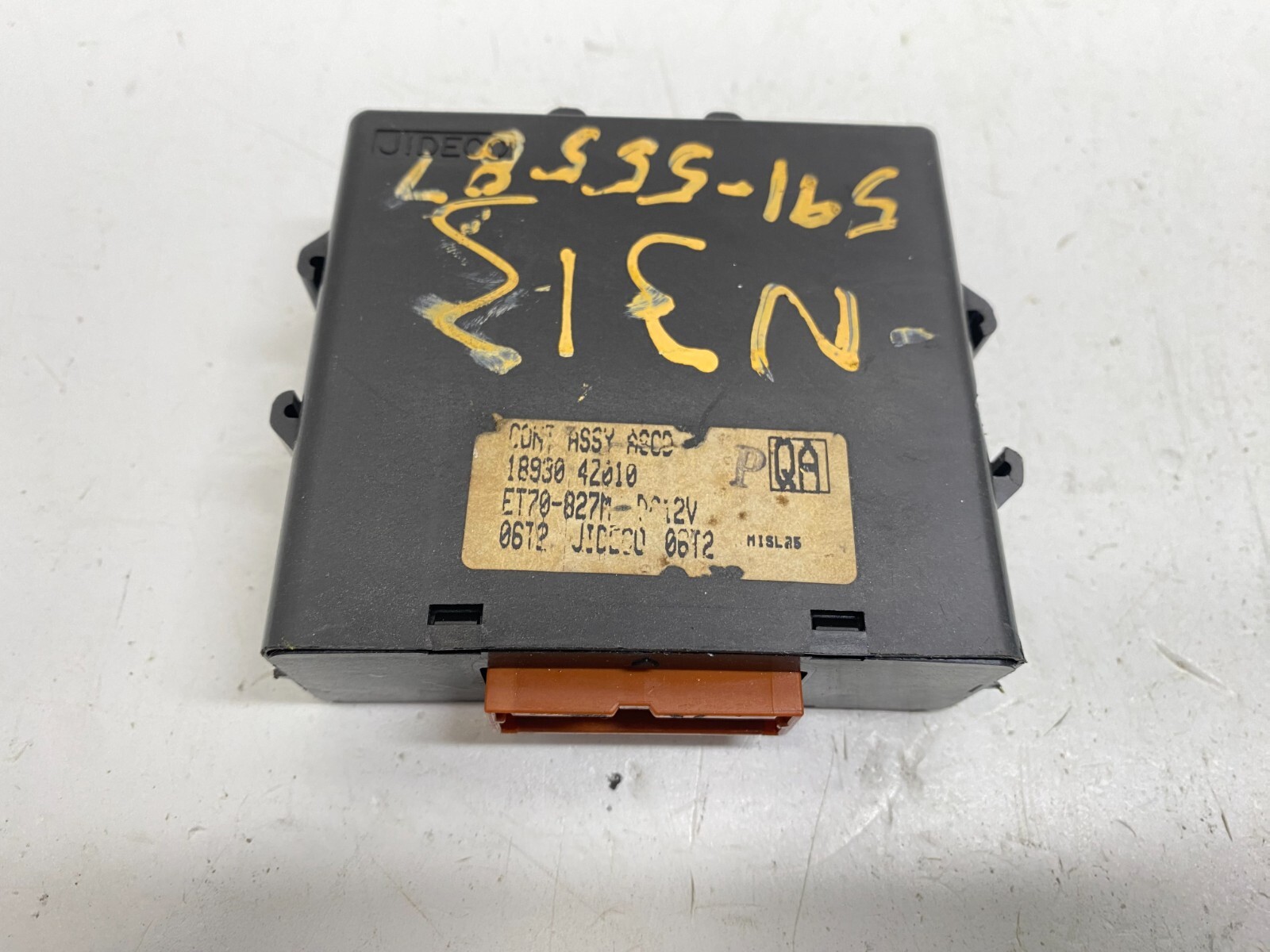 2000-2002 NISSAN SENTRA CRUISE COMPUTER CONTROL MODULE OEM, 591-55587