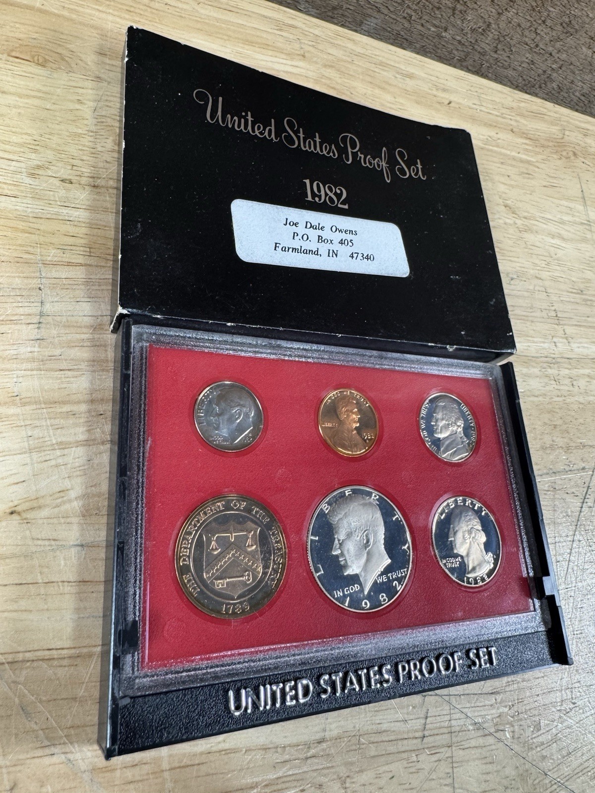 Vintage 1982 United States Proof Set