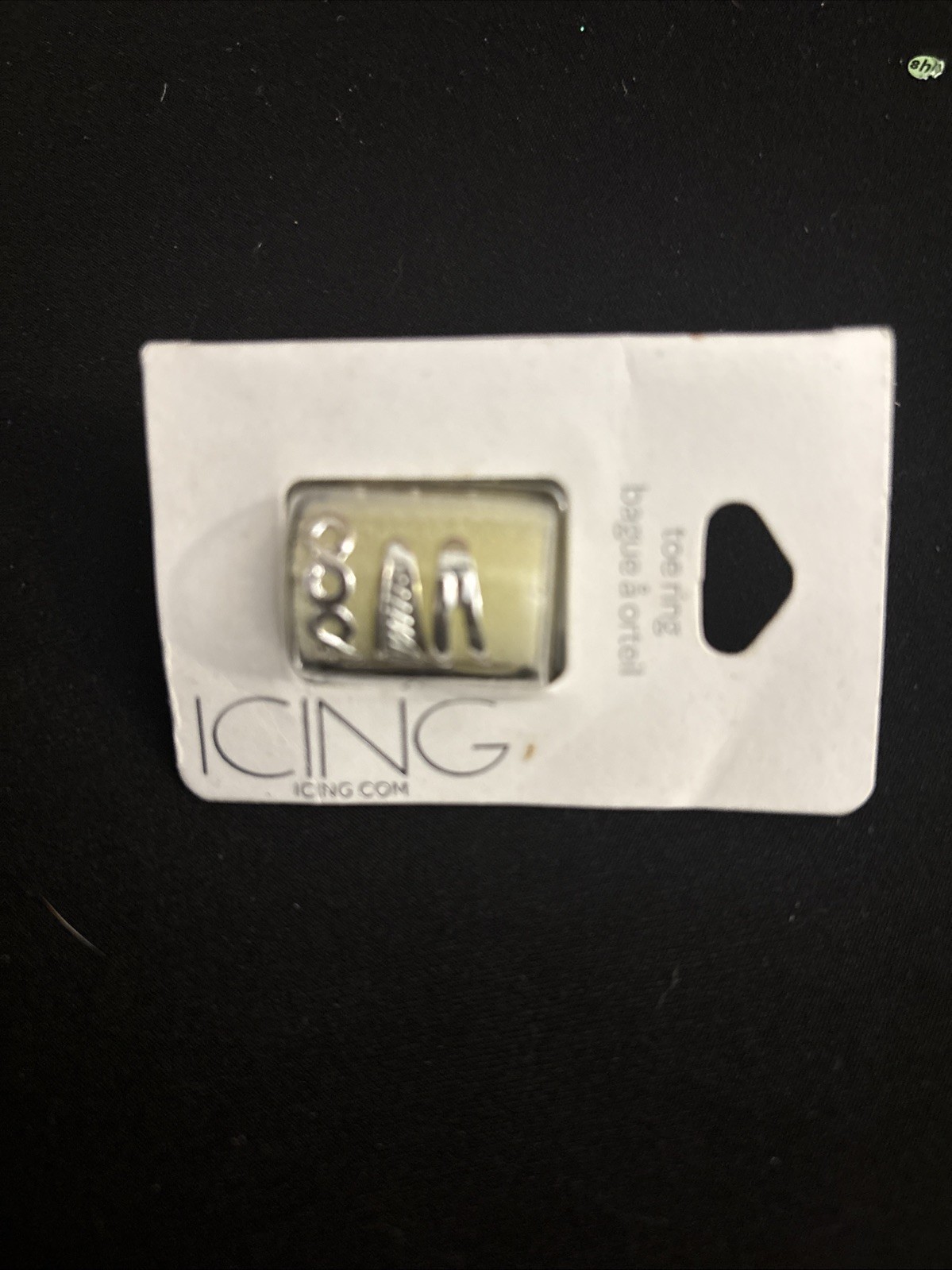 Icing Toe Rings Bague & Orteil. In Package New Old Stock
