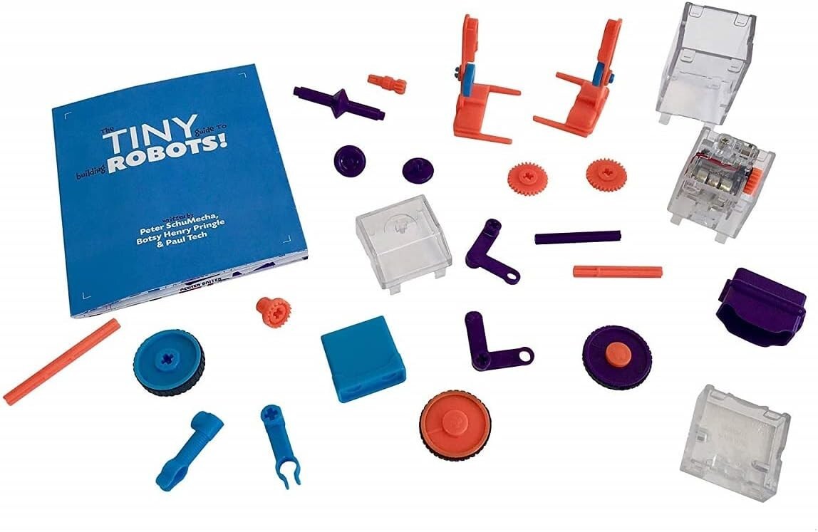 Smart Lab Tiny Robots Big Science STEM 15 Ingenious Motorized Builds Kit