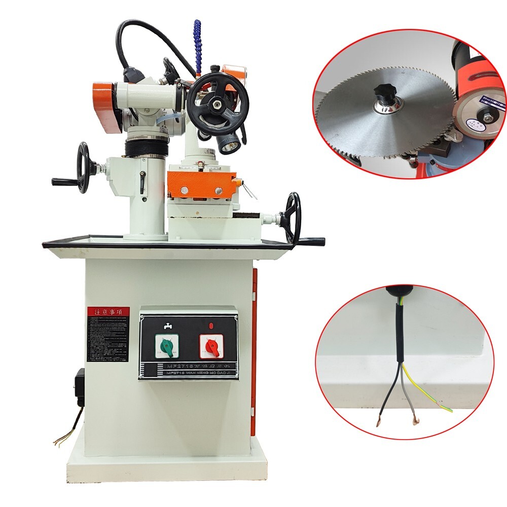 Universal Saw Blade Grinding Machine Woodworking Gear Drill Bit Sharpener 220V
