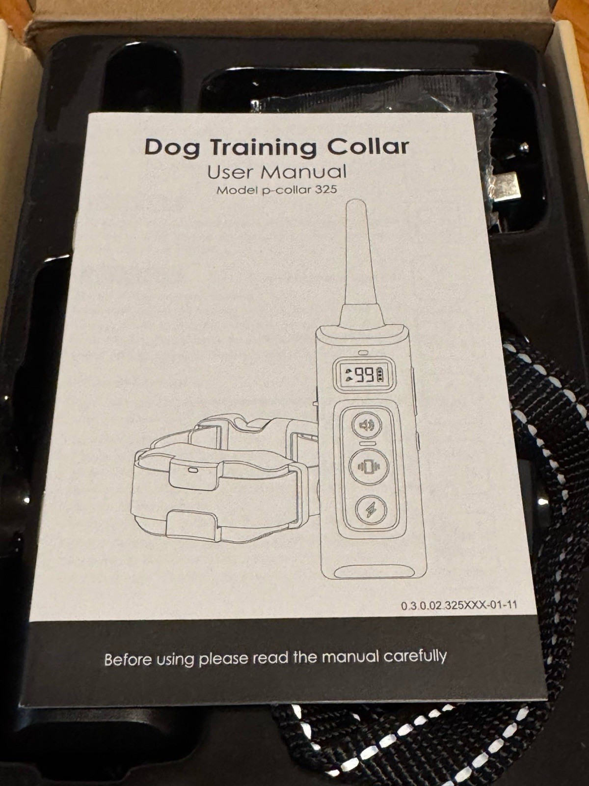 Dog training collar model p-collar 325