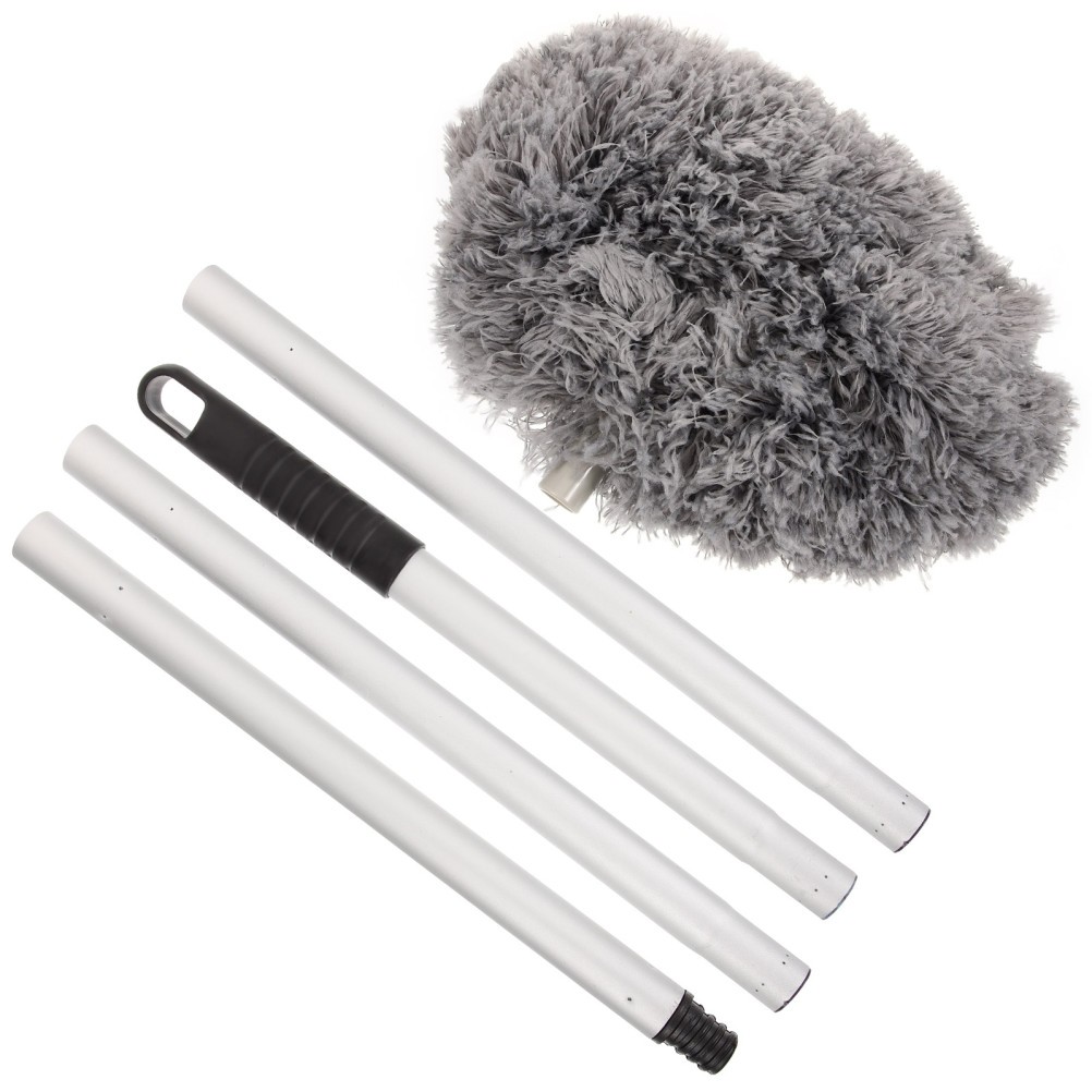 Ceiling Fan Extendable Duster Cobweb Duster with Extension Pole for Cleaning