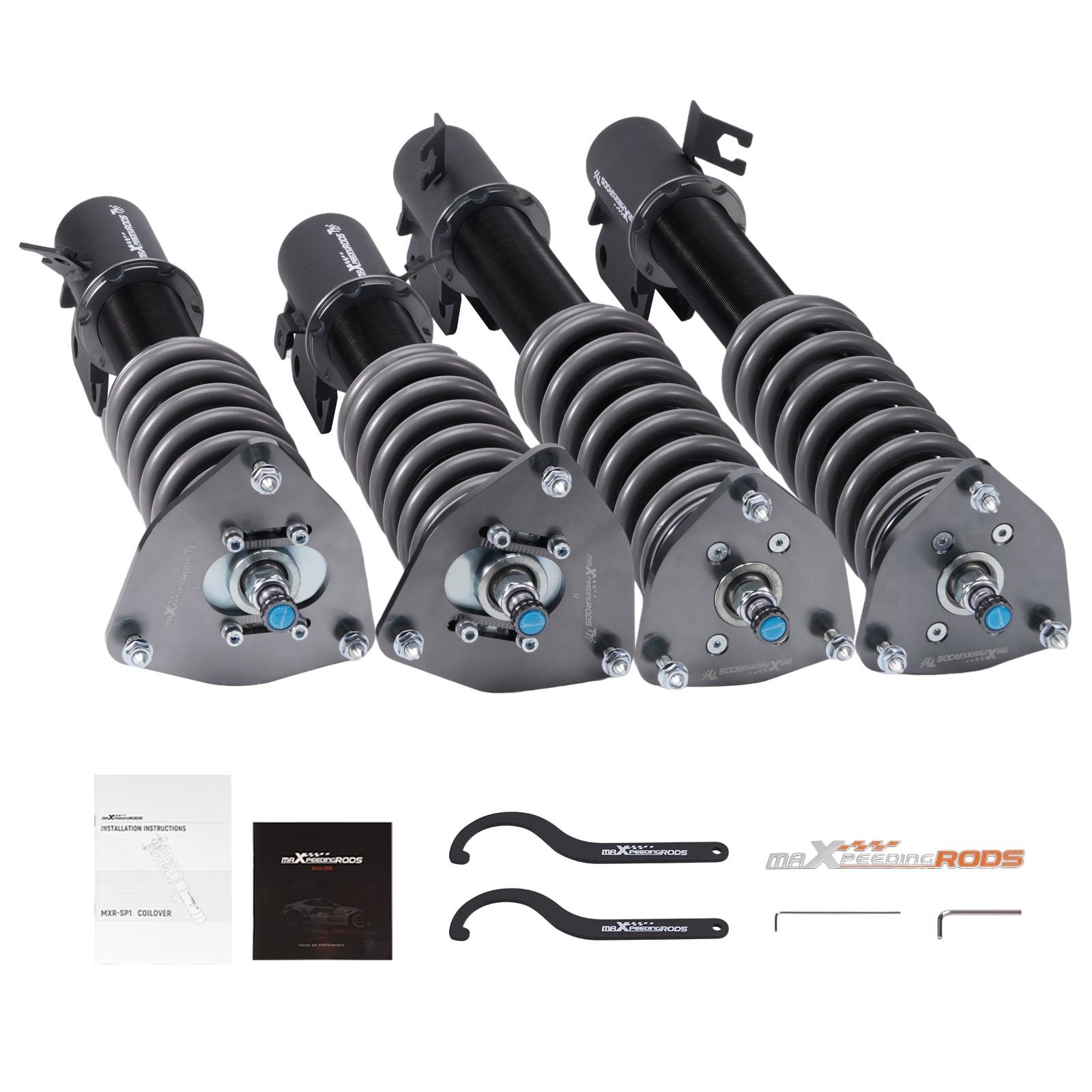 MaXpeedingrods NEW T7 Coilovers Suspension Kit FOR Subaru Impreza / WRX 02-07