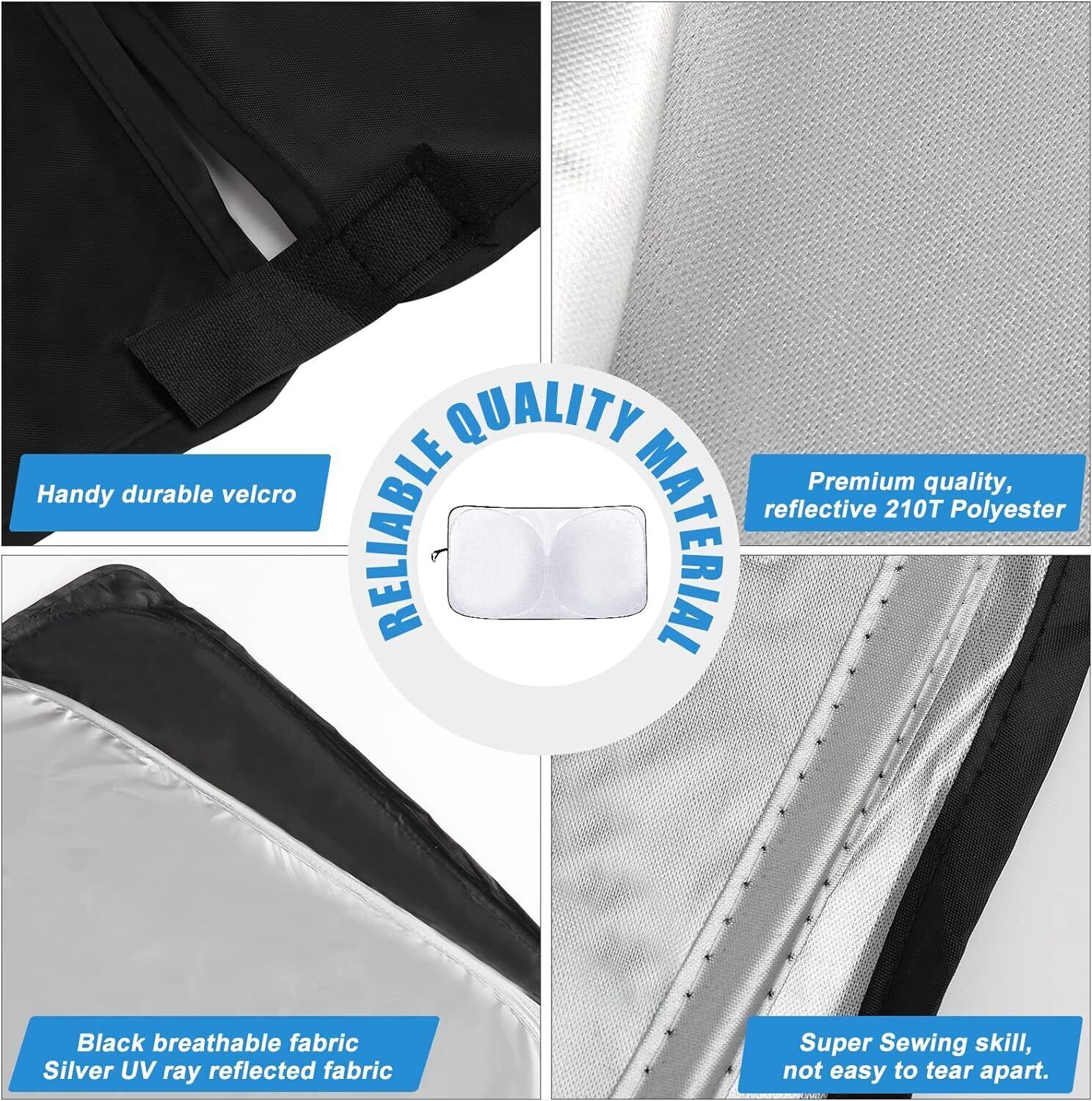 Foldable Windshield Sun Shade UV Protection Custom Fits Mercedes C-Class W205