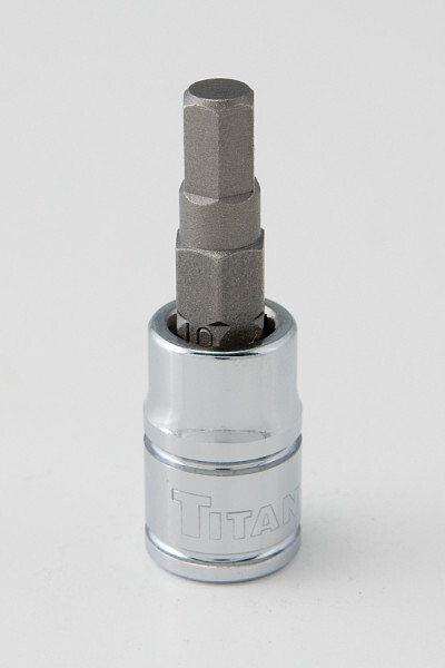 Titan 15605 1/4-Inch Drive x 5mm Hex Bit Socket - 5 mm