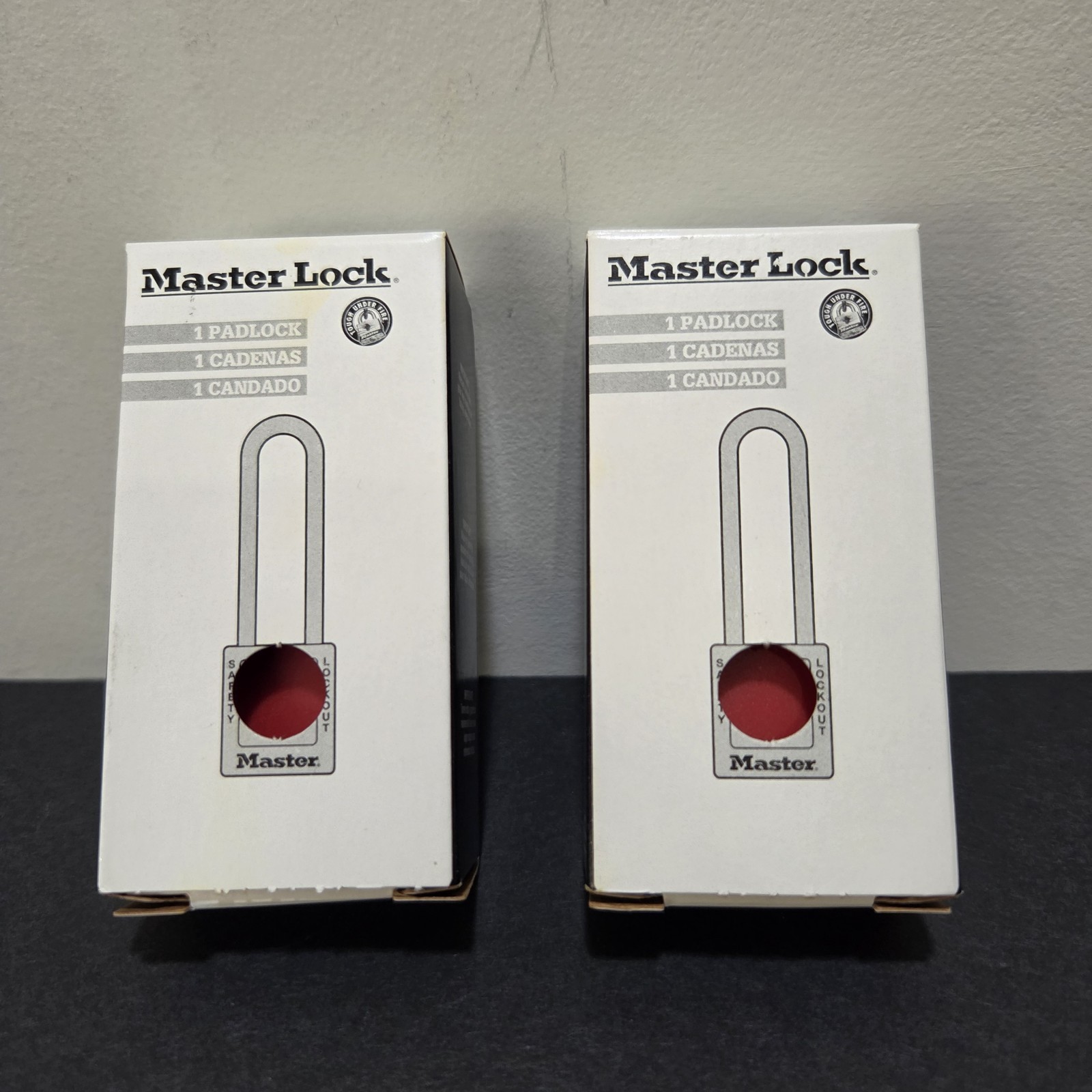 (2) Master Lock S31RED Safety Padlock