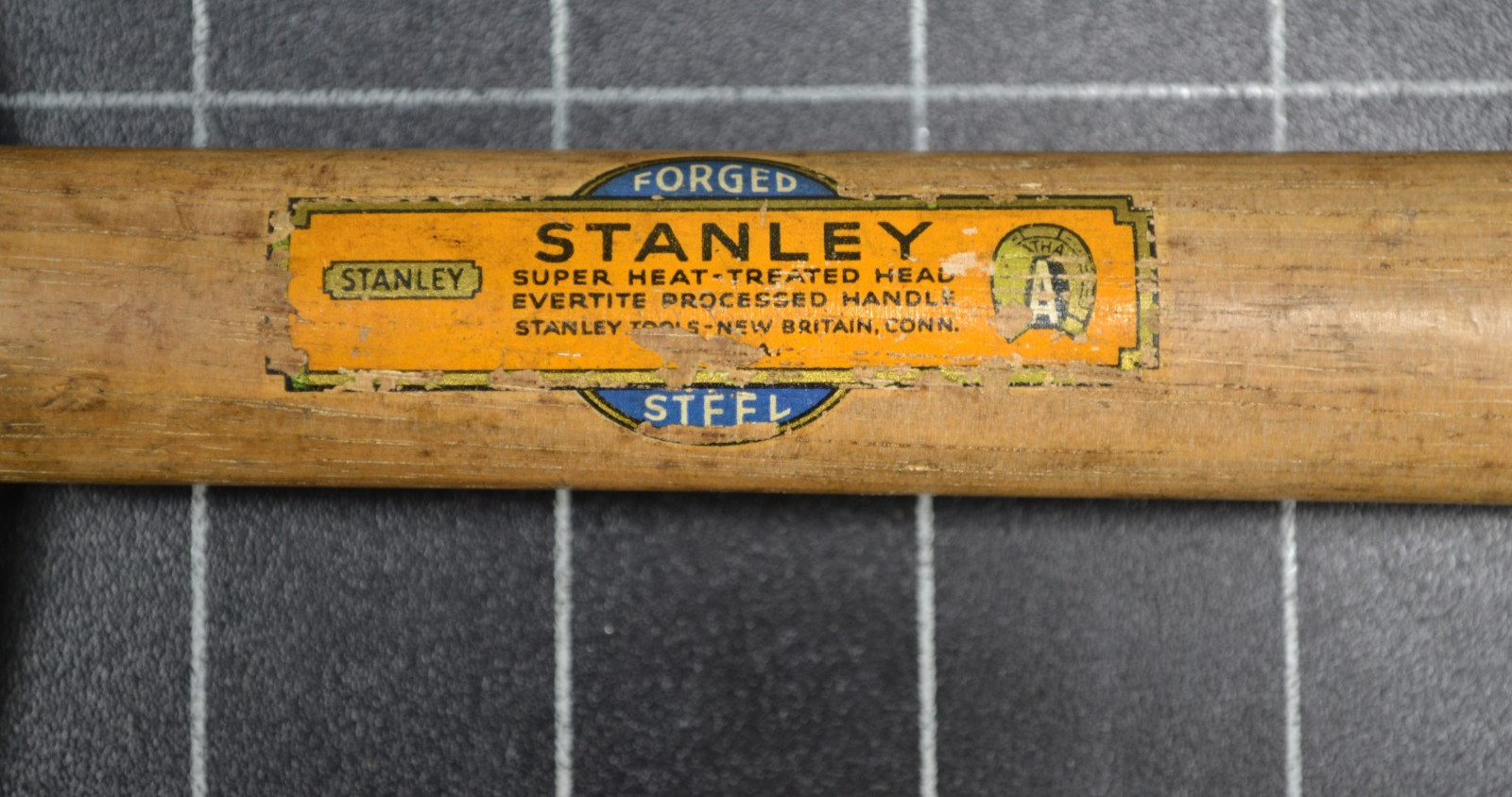 STANLEY / ATHA - BELL SYSTEM - TAPERED PEIN ENGINEERS' HAMMER - UNUSED