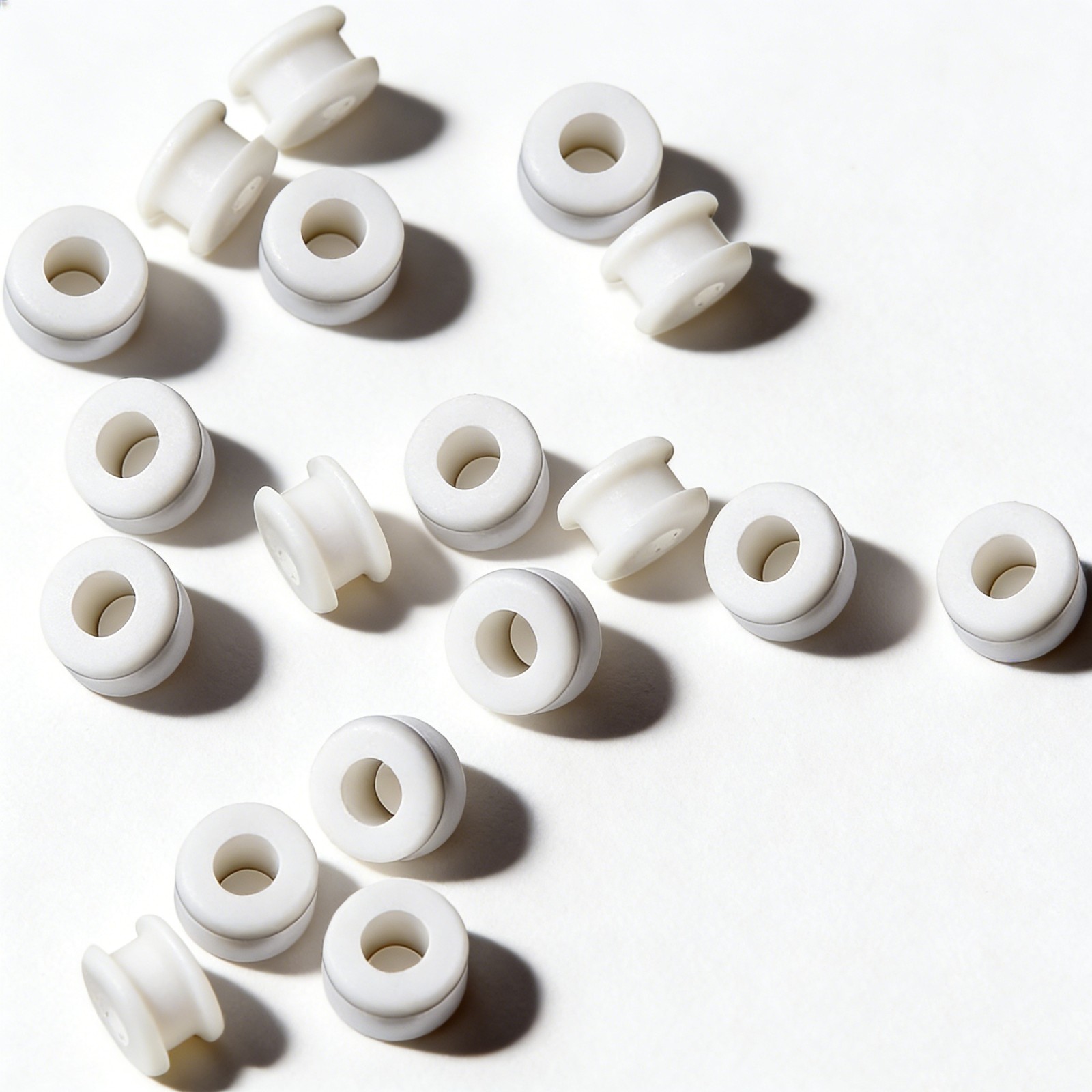 18Pcs Rubber Grommets White For Hunter Vintage Discontinued Ceiling Fans New