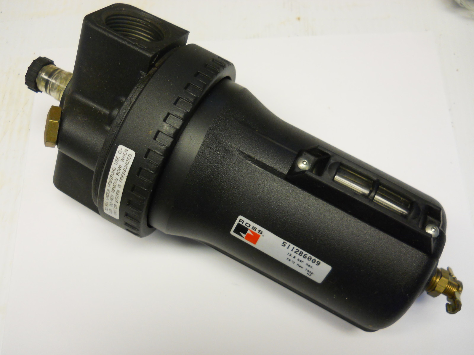 ROSS 5112B6009 ADJUSTABLE LUBRICATOR 1" NPT 13.8 BAR NEW CONDITION NO BOX