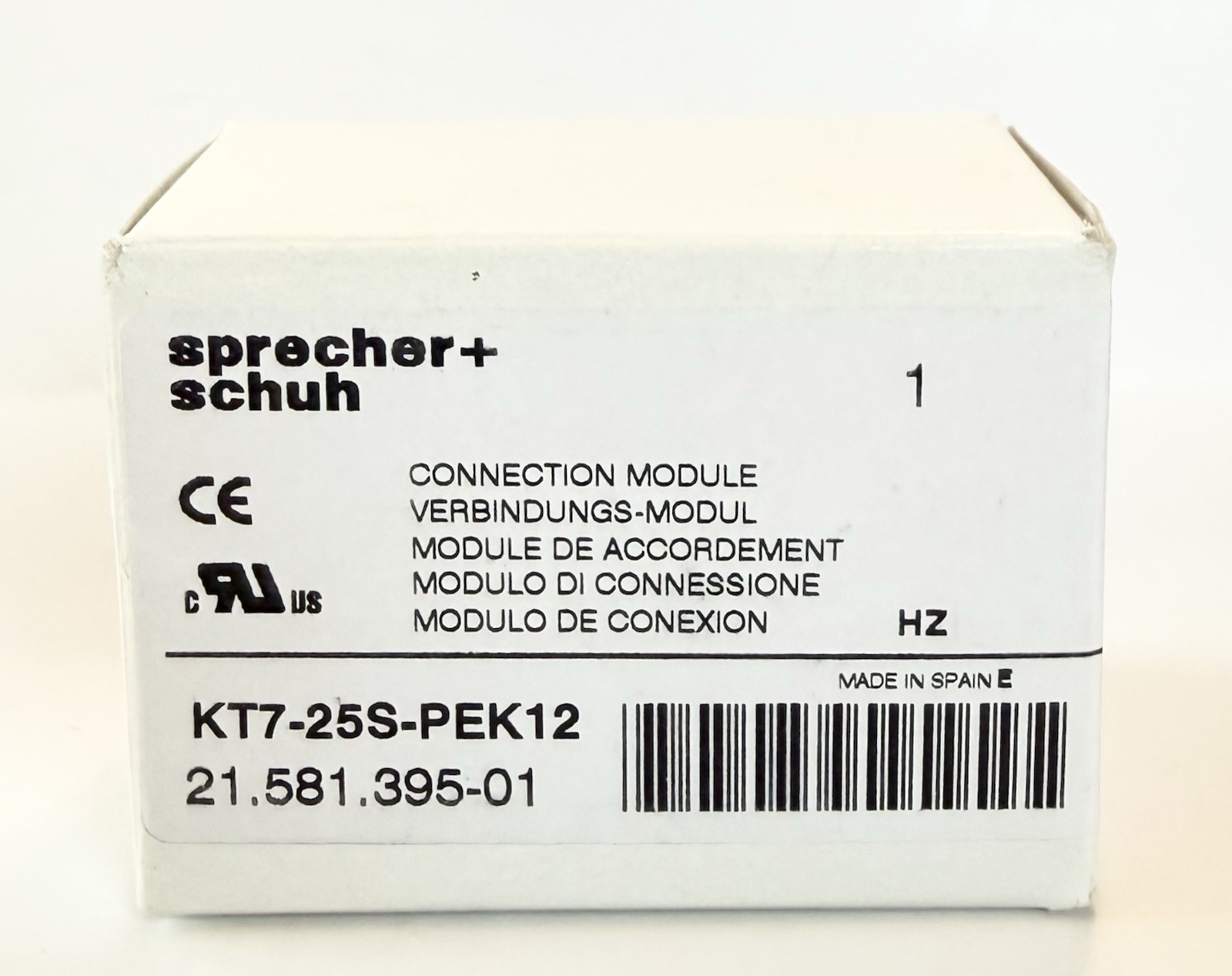 Sprecher Schuh KT7-25S-PEK12 Connection Module