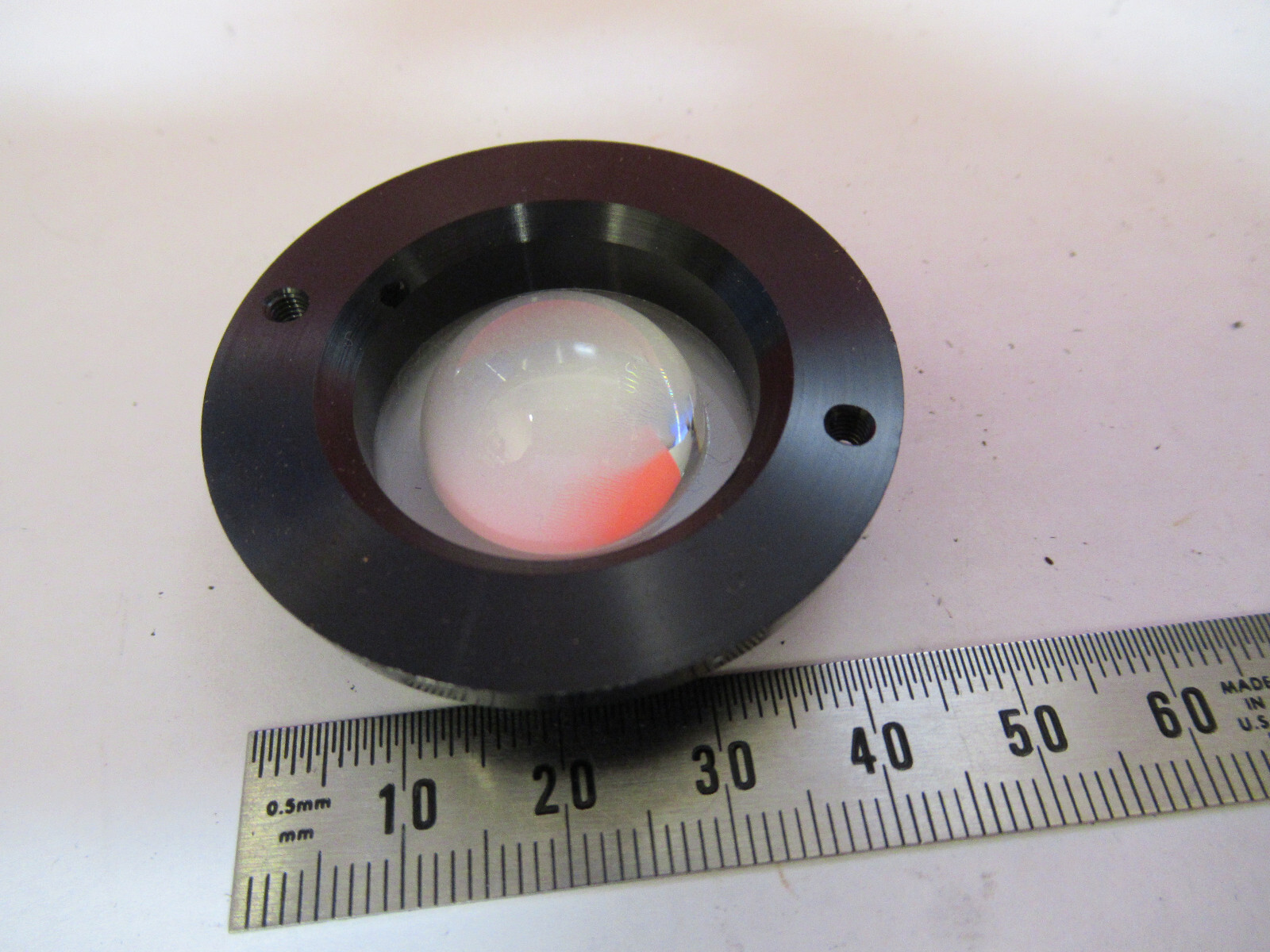 MEIJI JAPAN DIFFUSER WEIRD LENS MICROSCOPE PART AS PICTURED X8-B-36