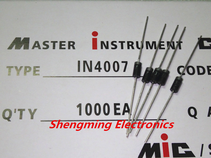 100PCS 1N4007 IN4007 1A 1000V DO-41 Rectifier Diode