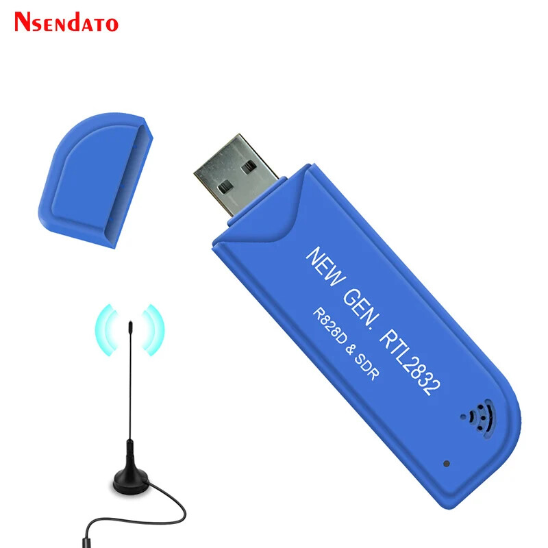 RTL2832U & R828D SDR USB2.0 TV Stick Tuner 25-1760MHz FM SDR TV Receiver Dongle