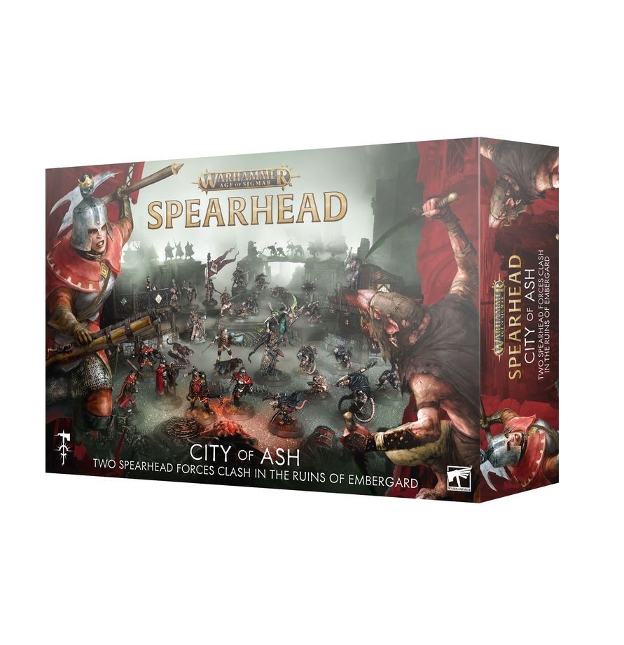 ⚔️WARHAMMER AOS - SPEARHEAD - CITY OF ASH - CITIES OF SIGMAR + SKAVEN - NIB⚔️